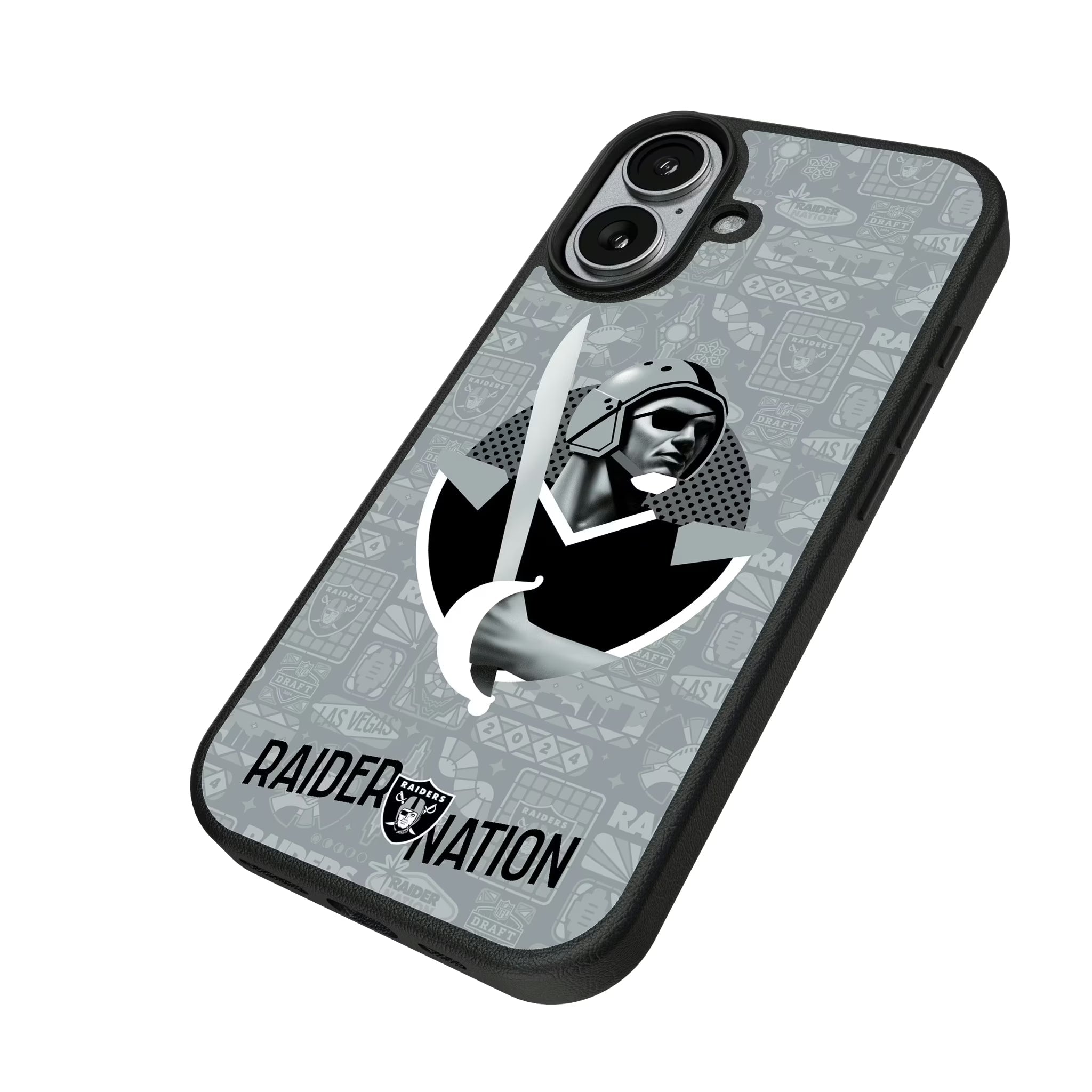 Las Vegas Raiders 2024 Illustrated Limited Edition Magnetic Phone Case - Sports Gifts, Sports Memorabilia, Sports Collectibles, Fan Shop