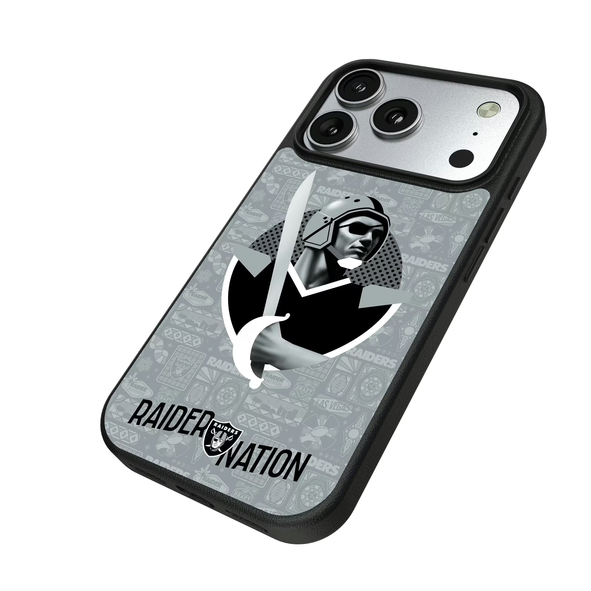Las Vegas Raiders 2024 Illustrated Limited Edition Magnetic Phone Case - Sports Gifts, Sports Memorabilia, Sports Collectibles, Fan Shop
