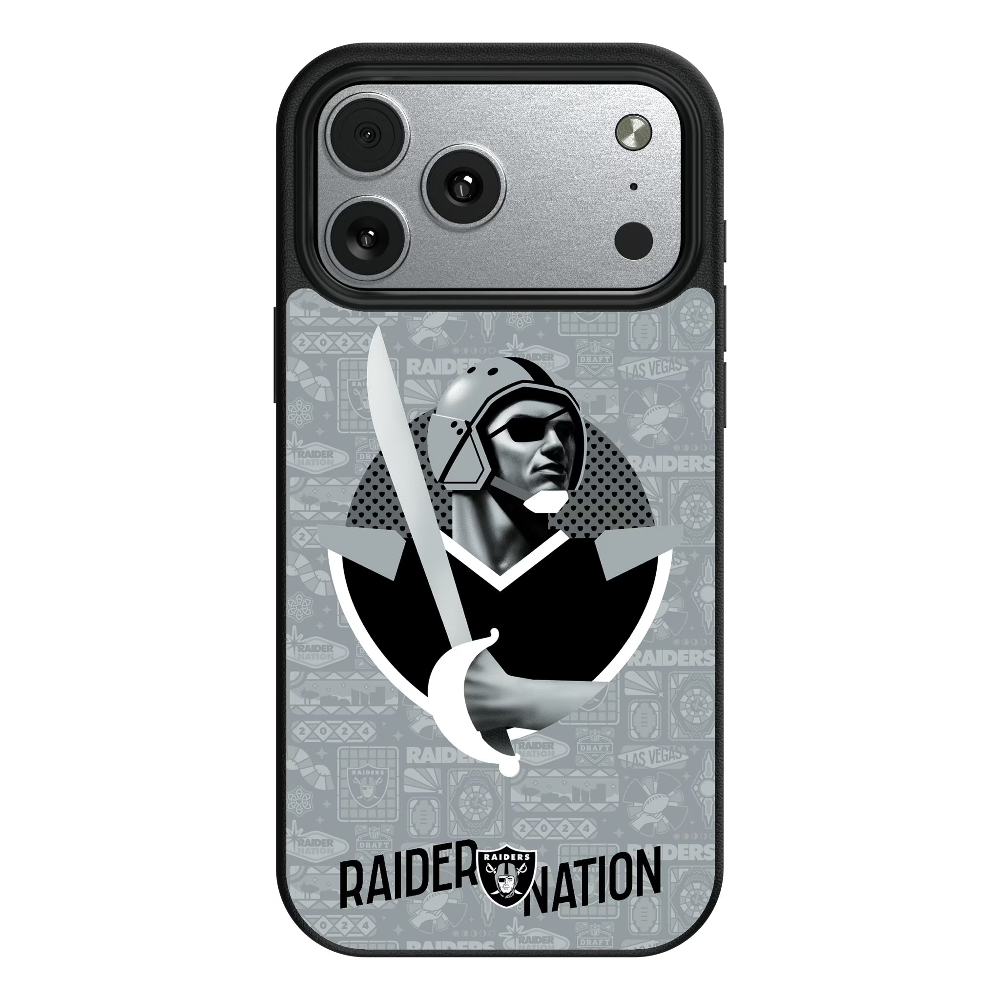 Las Vegas Raiders 2024 Illustrated Limited Edition Magnetic Phone Case - Sports Gifts, Sports Memorabilia, Sports Collectibles, Fan Shop