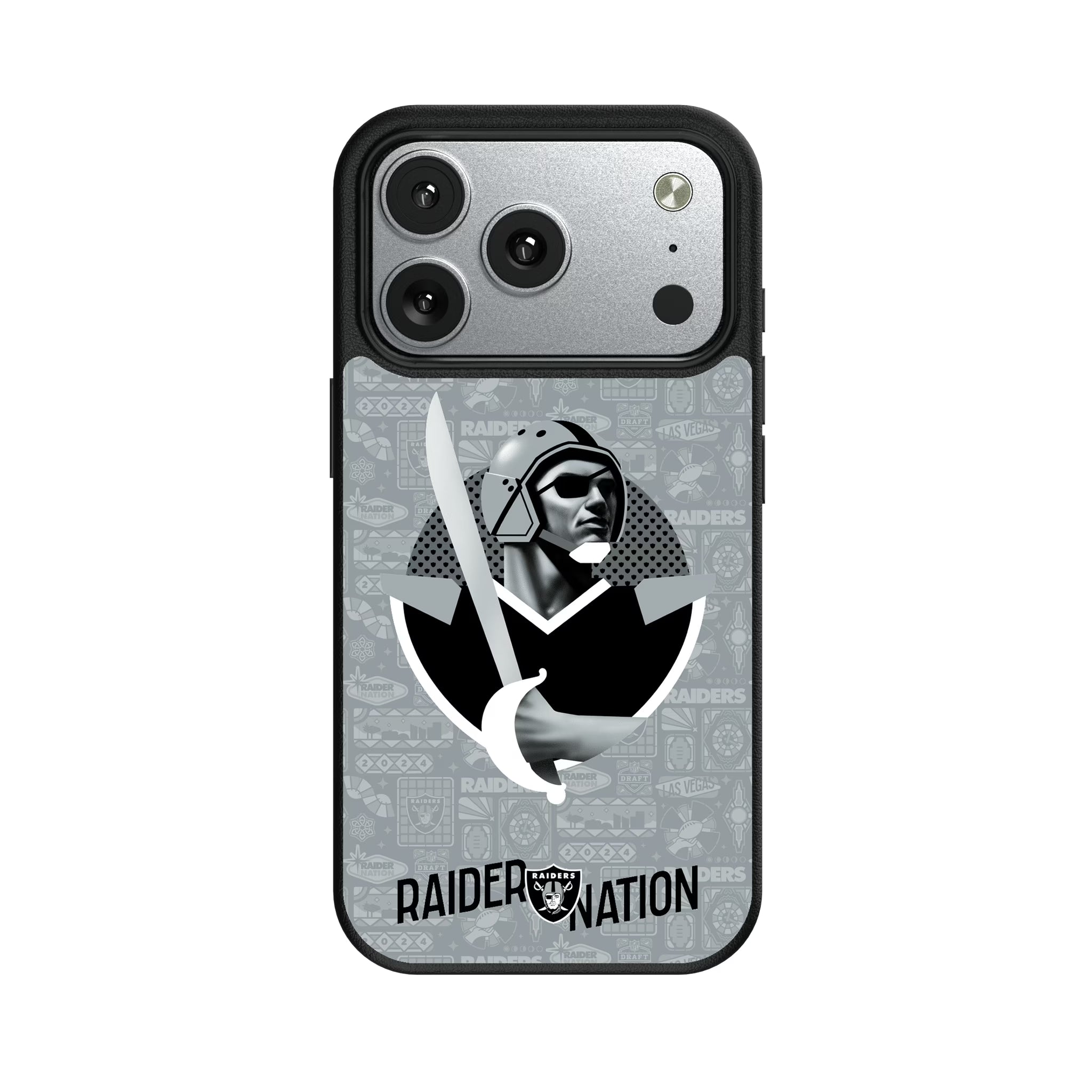 Las Vegas Raiders 2024 Illustrated Limited Edition Magnetic Phone Case - Sports Gifts, Sports Memorabilia, Sports Collectibles, Fan Shop