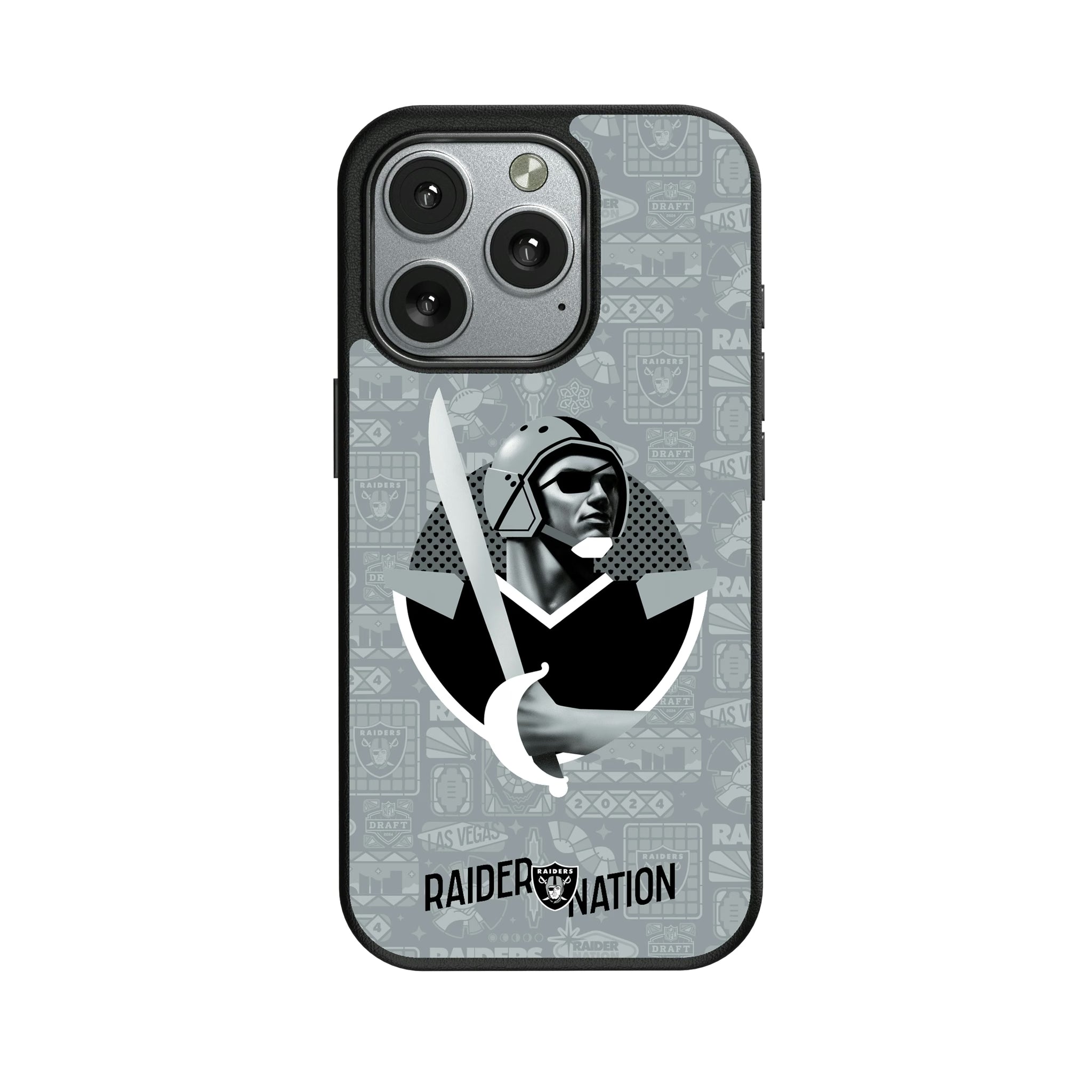 Las Vegas Raiders 2024 Illustrated Limited Edition Magnetic Phone Case - Sports Gifts, Sports Memorabilia, Sports Collectibles, Fan Shop