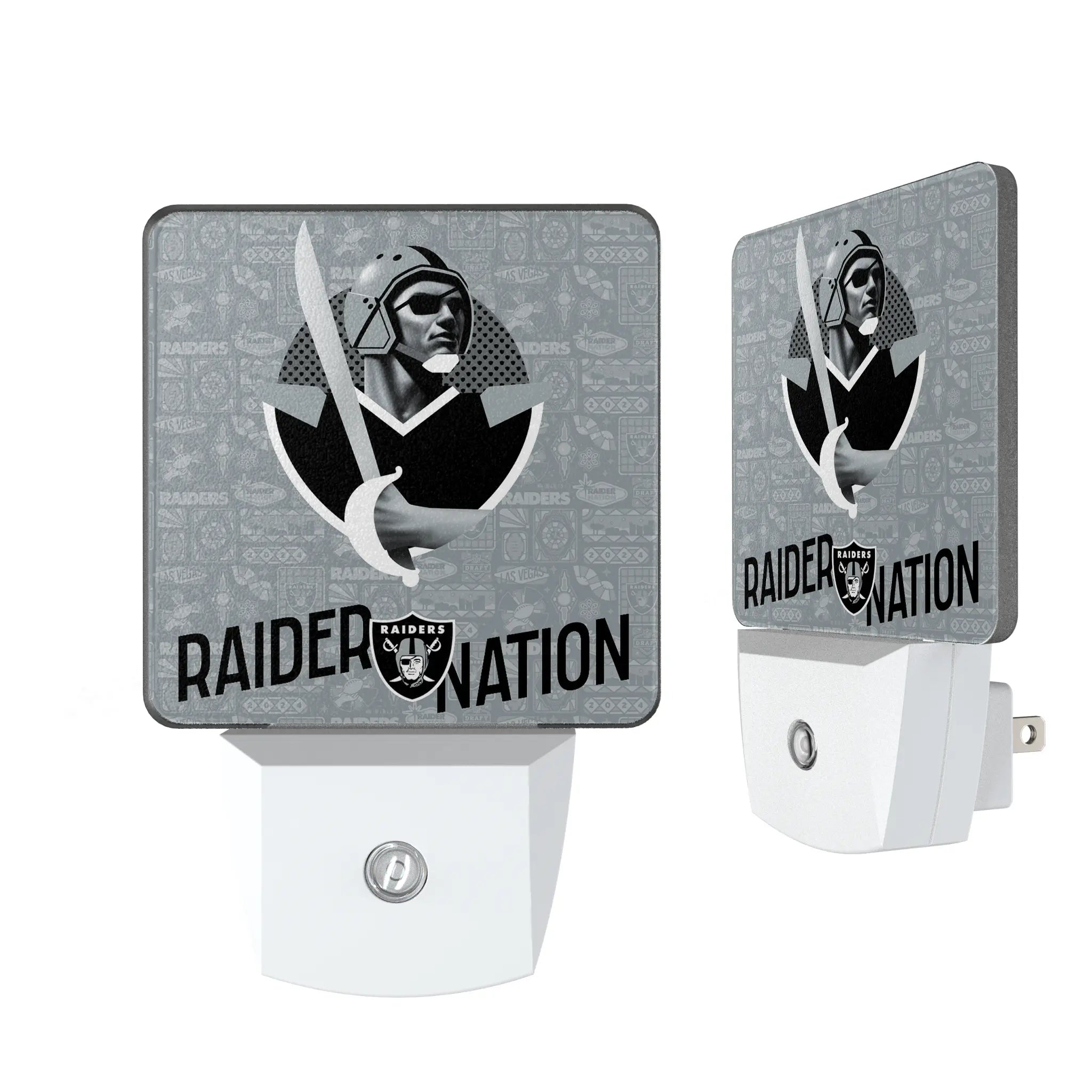 Las Vegas Raiders 2024 Illustrated Limited Edition Night Light 2-Pack