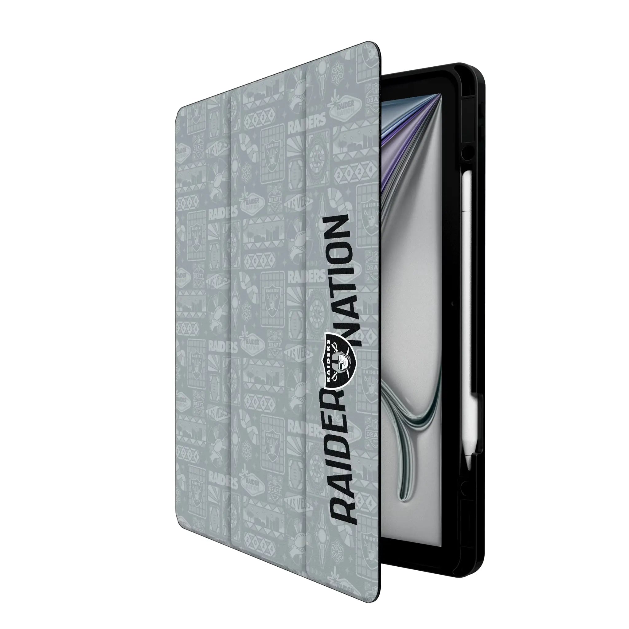 Las Vegas Raiders 2024 Illustrated Limited Edition Tablet Case for Apple iPad