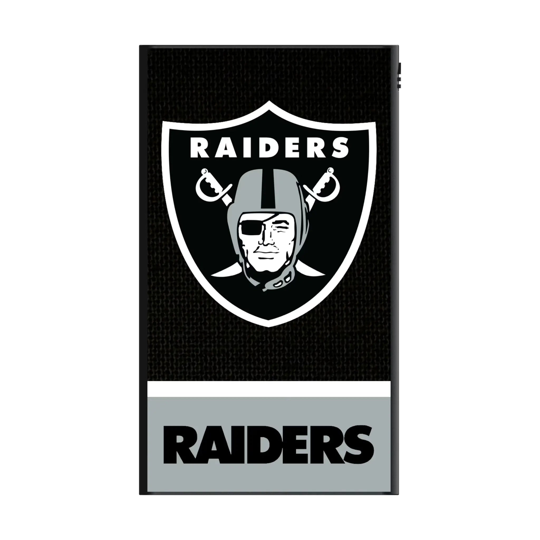 Las Vegas Raiders Endzone Solid 5000mAh Flat Powerbank
