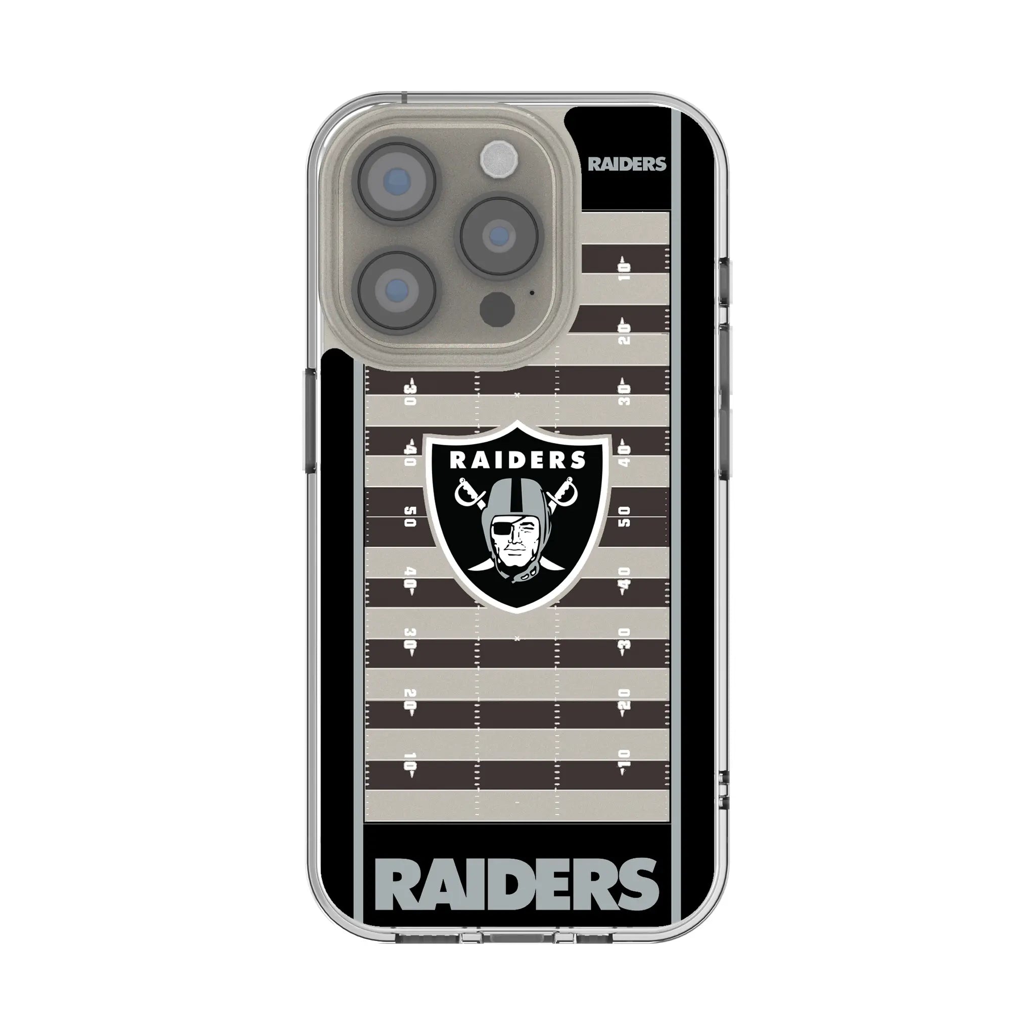 Las Vegas Raiders Field Clear Phone Case for Apple iPhone