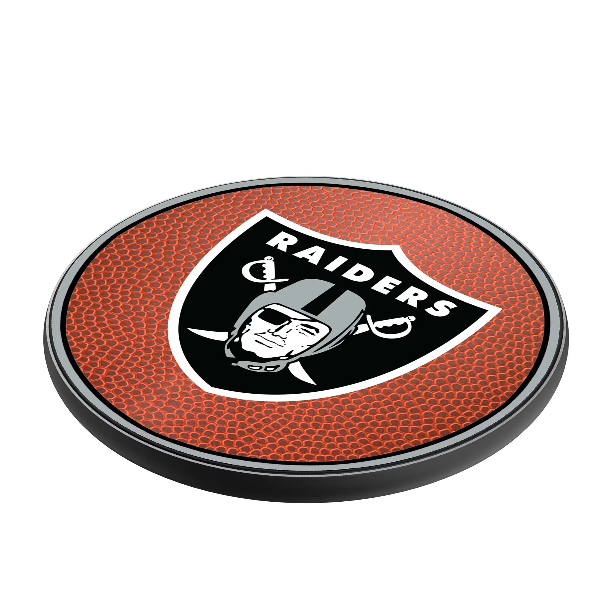 Las Vegas Raiders Football 15-Watt Wireless Charger