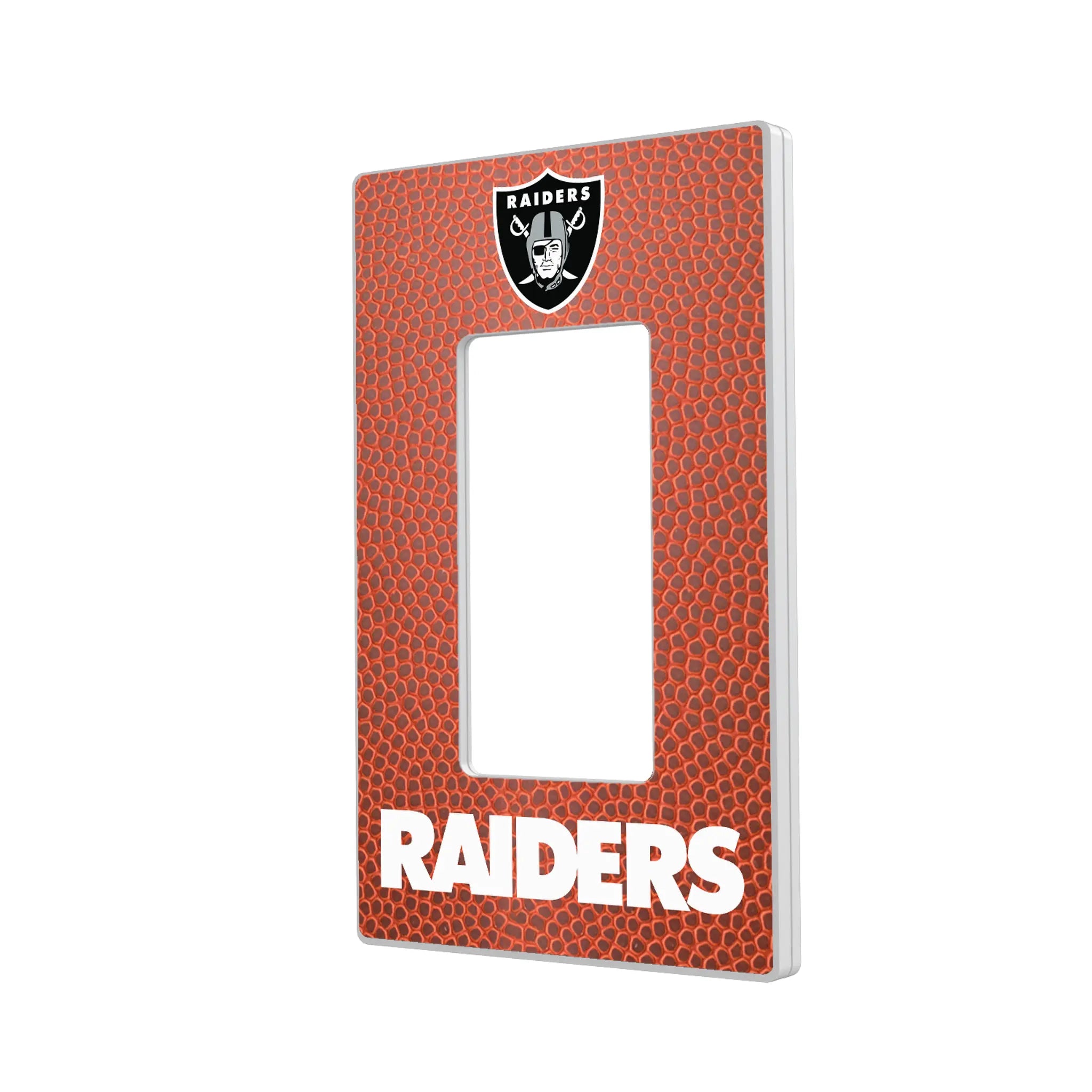 Las Vegas Raiders Football Hidden-Screw Light Switch Plate