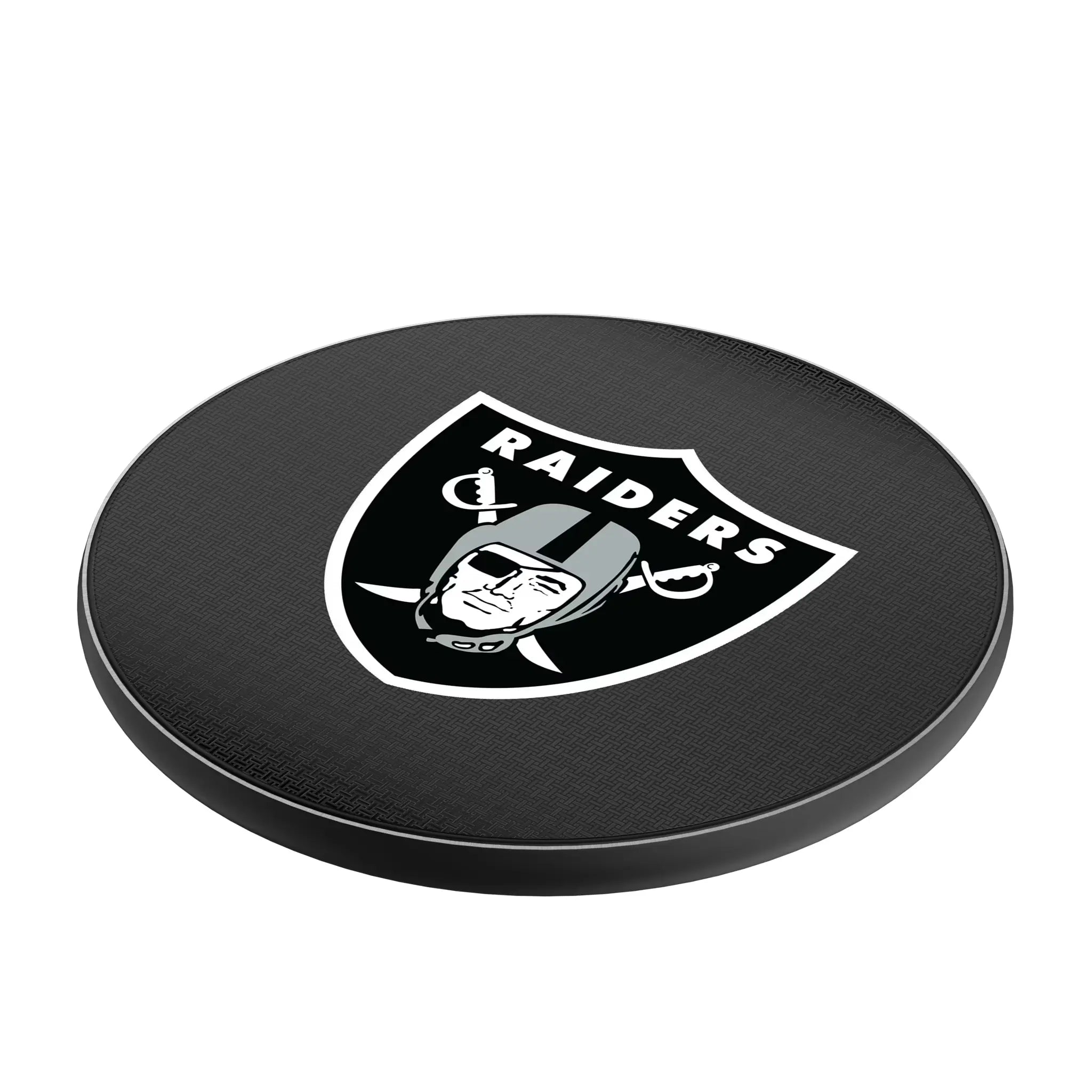 Las Vegas Raiders Linen 15-Watt Wireless Charger