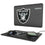 Las Vegas Raiders Linen 15-Watt Wireless Charger and Mouse Pad