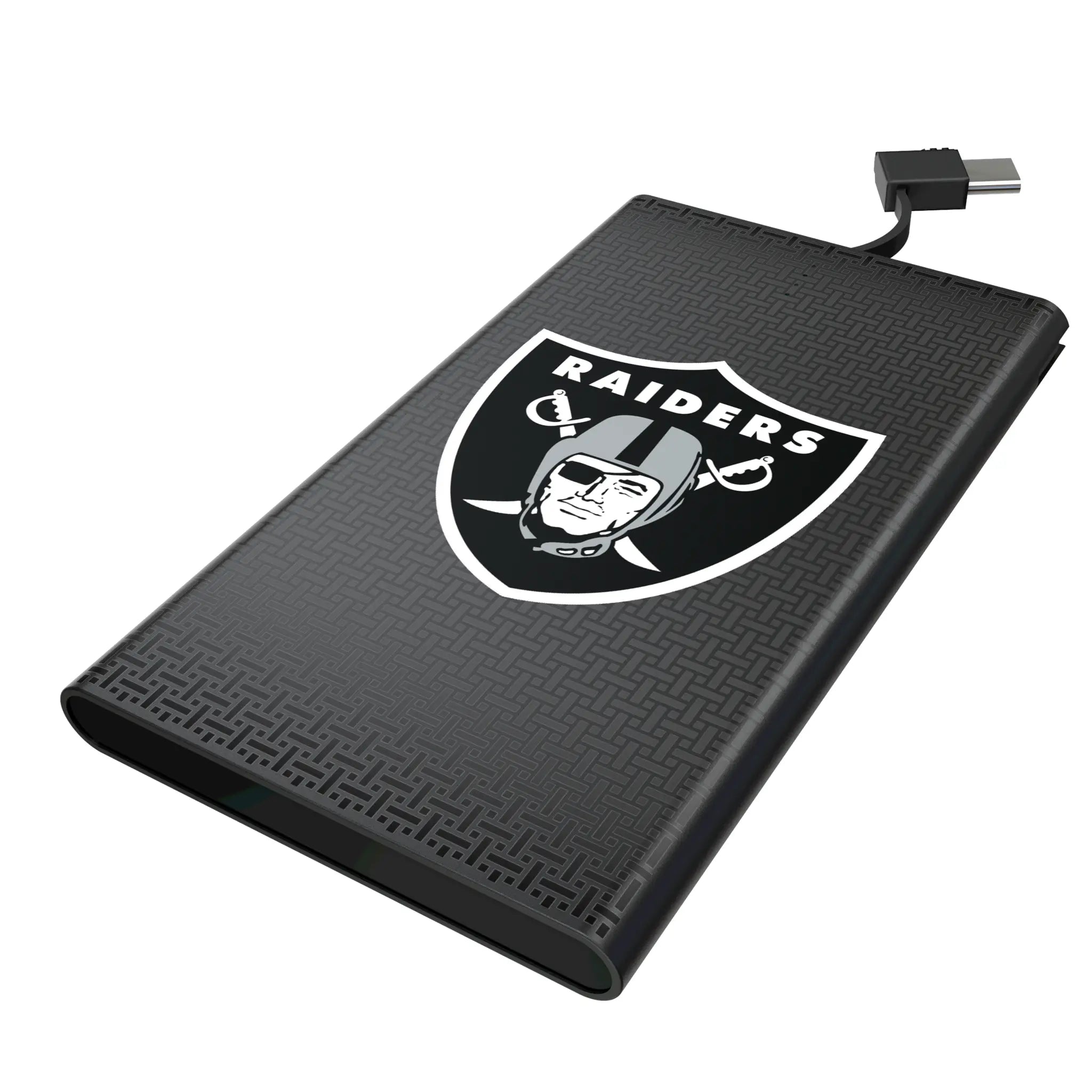 Las Vegas Raiders Linen 5000mAh Flat Powerbank