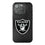Las Vegas Raiders Linen Bling Phone Case for Apple iPhone