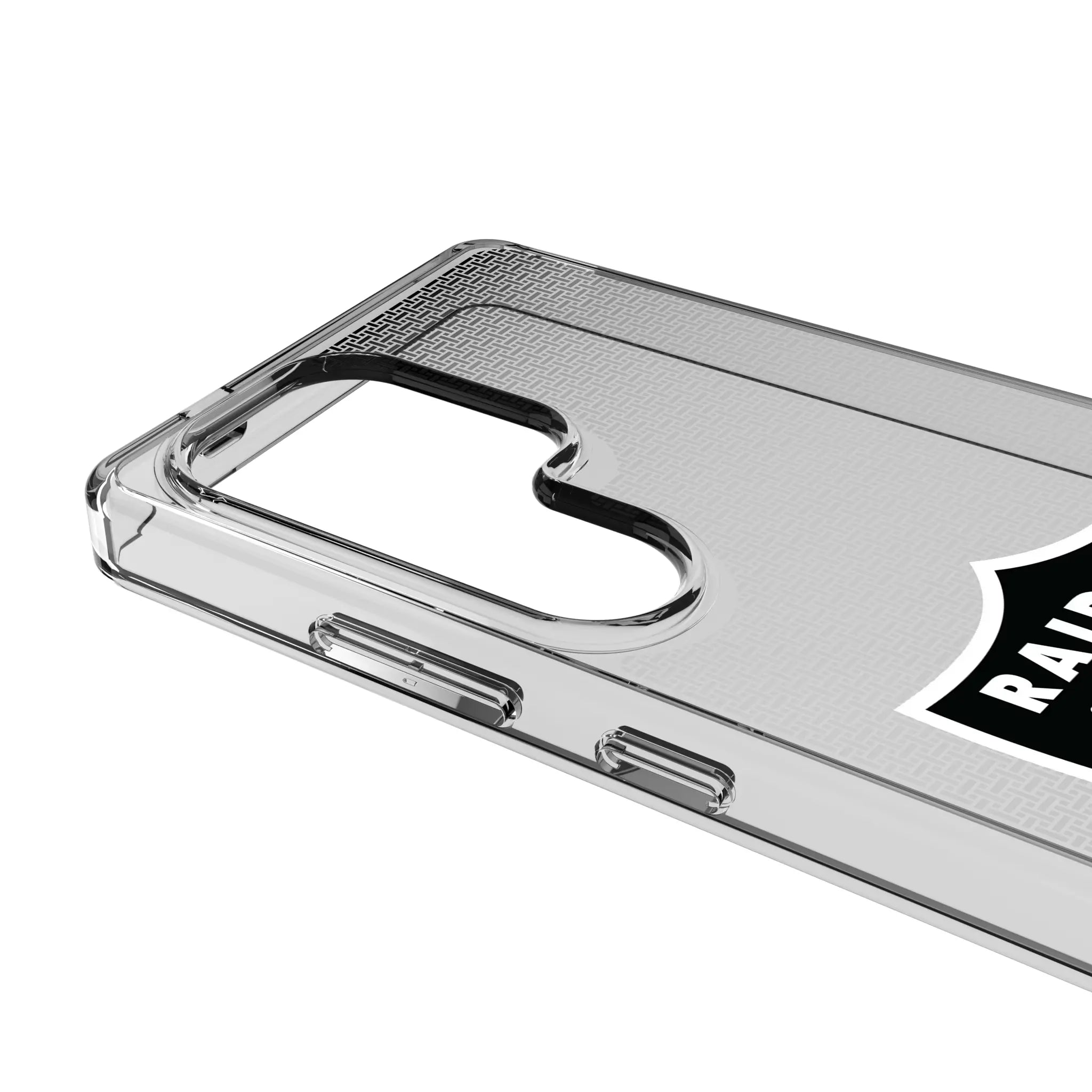 Las Vegas Raiders Linen Clear Phone Case for Samsung Galaxy