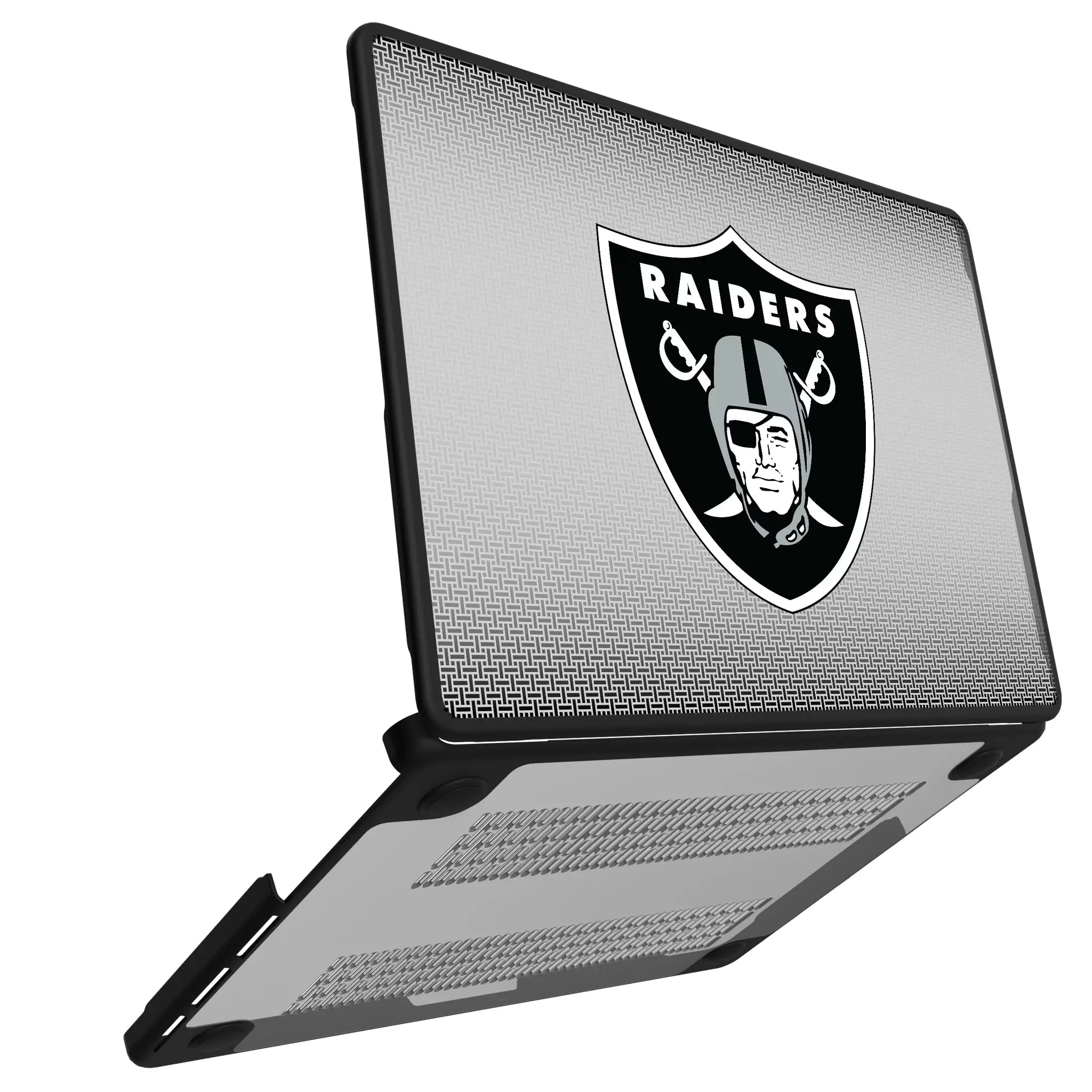 Las Vegas Raiders Linen Laptop Case for Apple MacBook