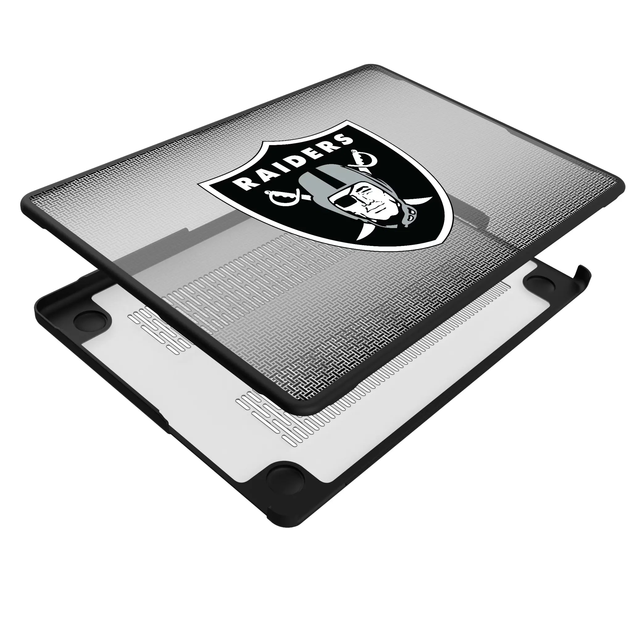 Las Vegas Raiders Linen Laptop Case for Apple MacBook