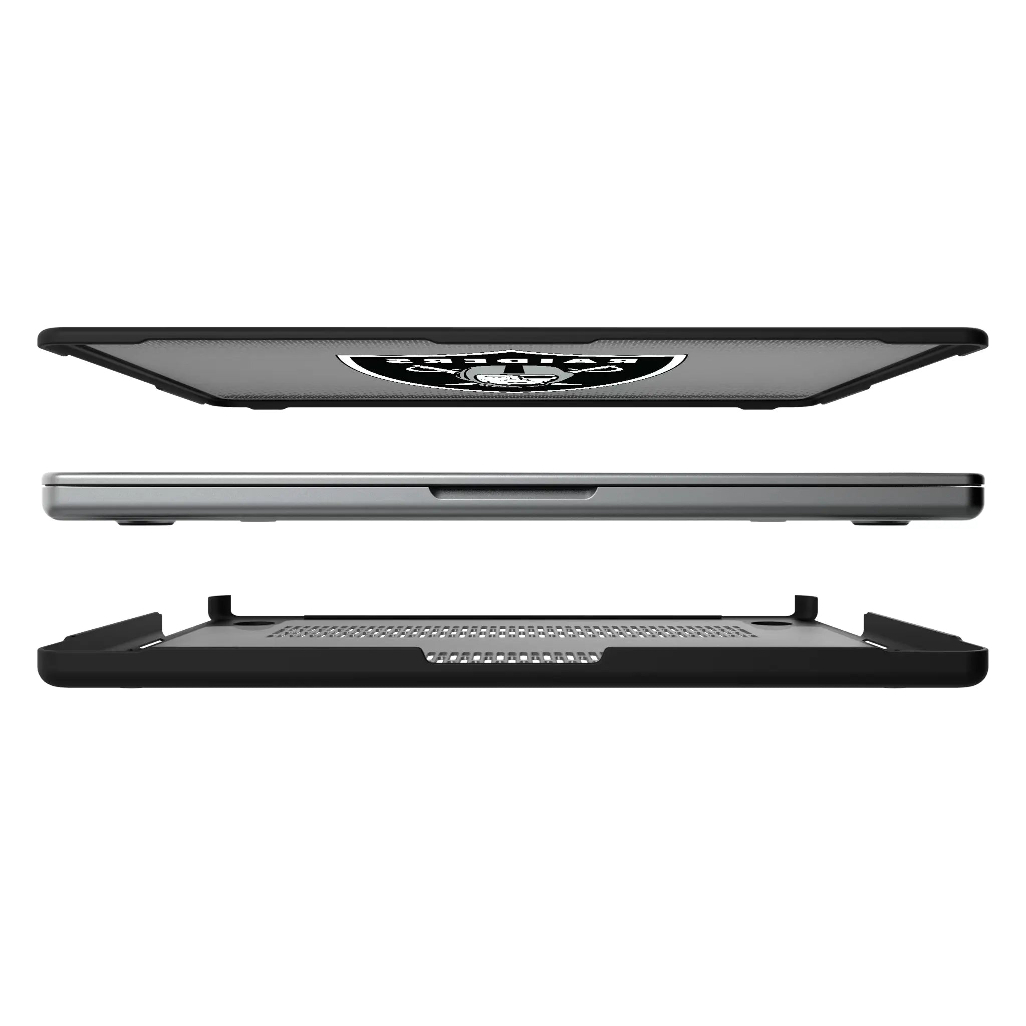 Las Vegas Raiders Linen Laptop Case for Apple MacBook