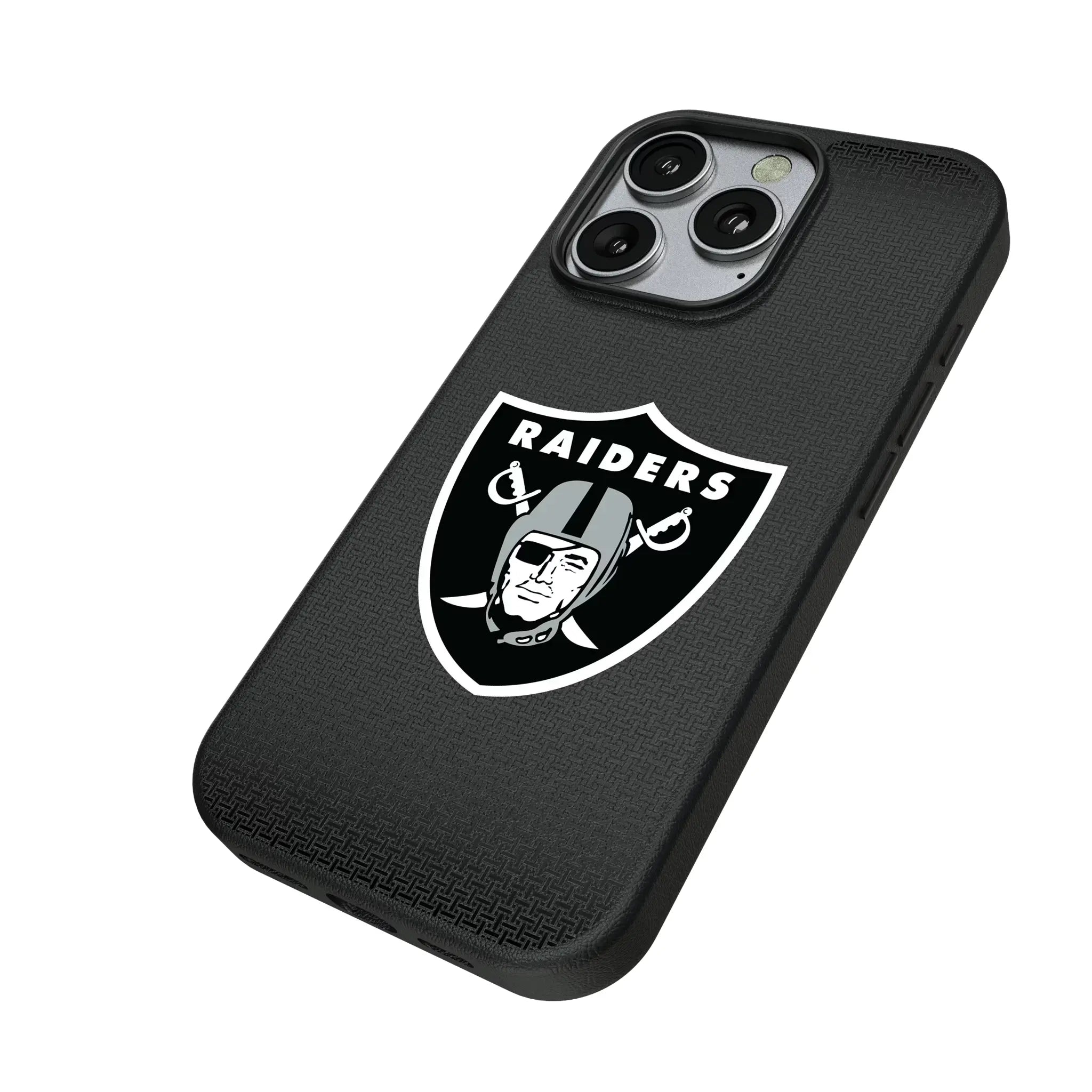 Las Vegas Raiders Linen MagSafe Compatible Phone Case for Apple iPhone
