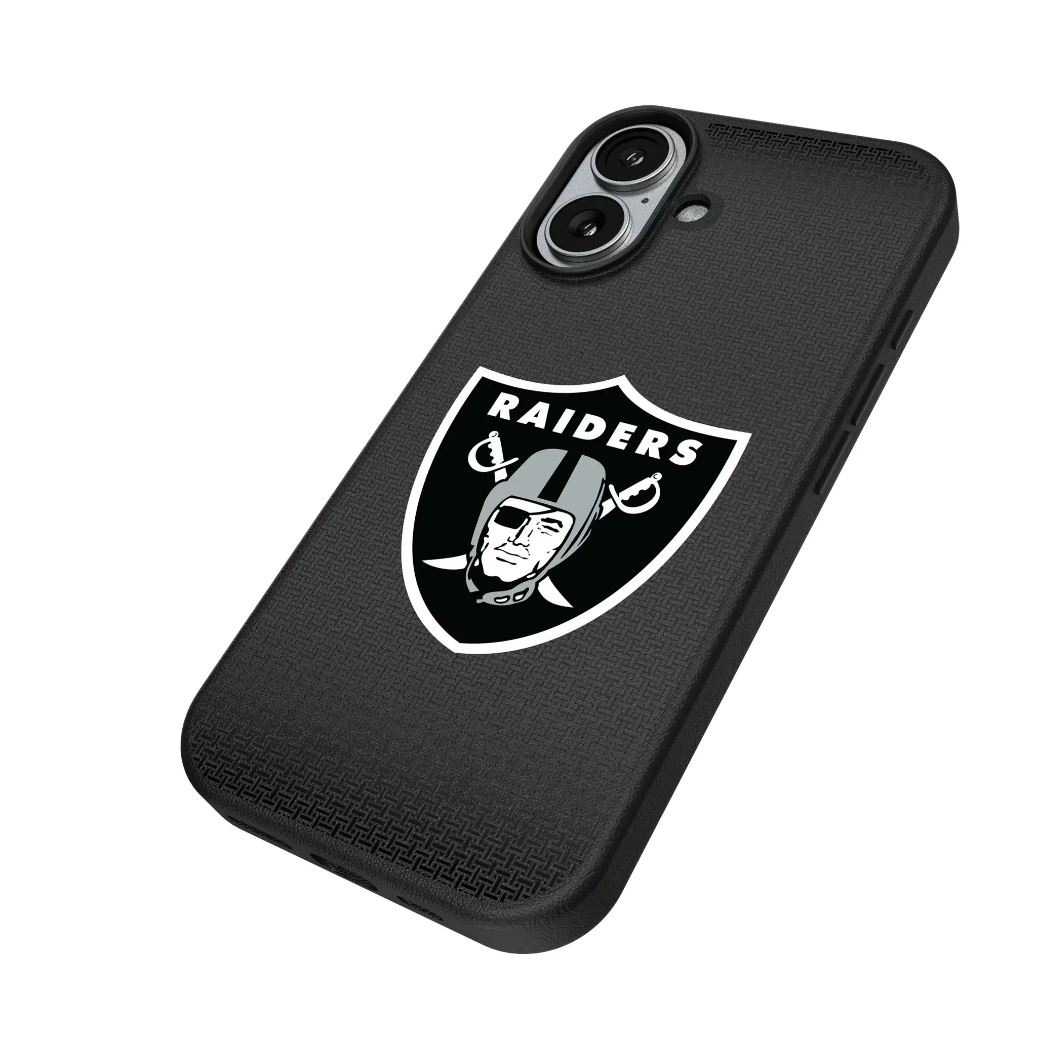 Las Vegas Raiders Linen MagSafe Compatible Phone Case for Apple iPhone