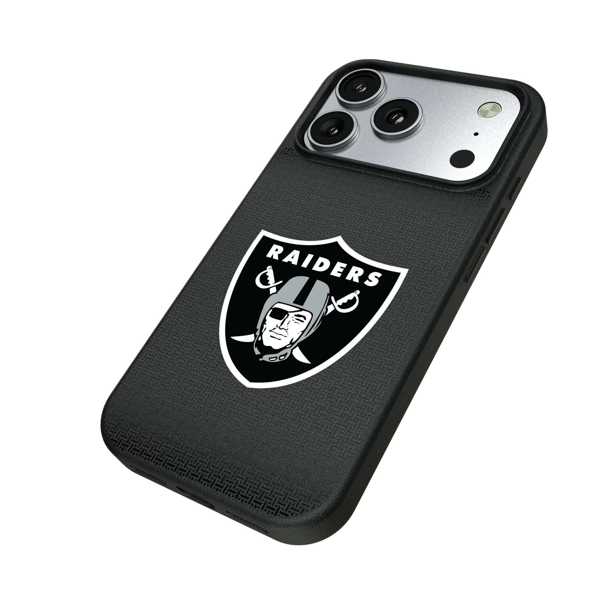 Las Vegas Raiders Linen MagSafe Compatible Phone Case for Apple iPhone