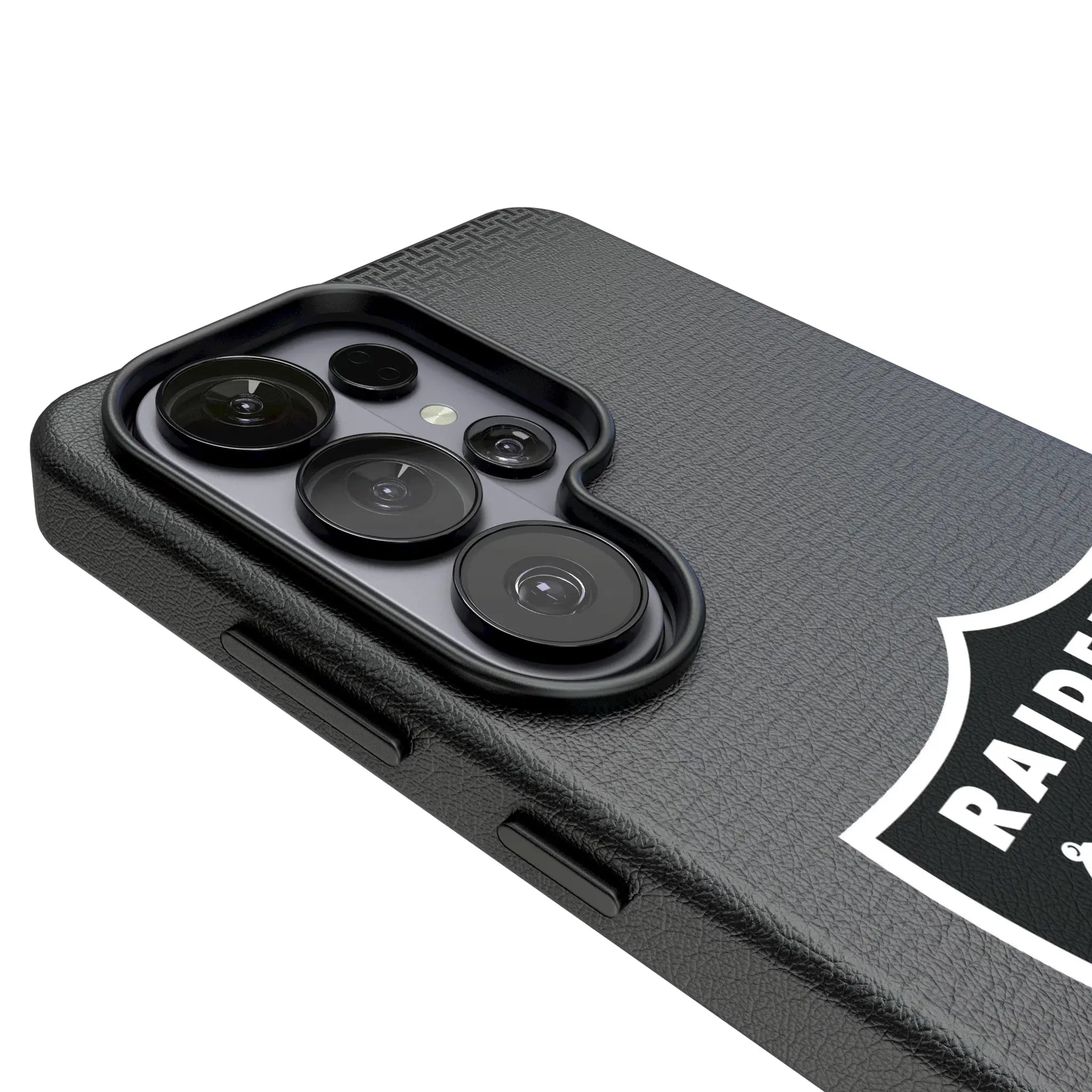 Las Vegas Raiders Linen MagSafe Compatible Phone Case for Samsung Galaxy