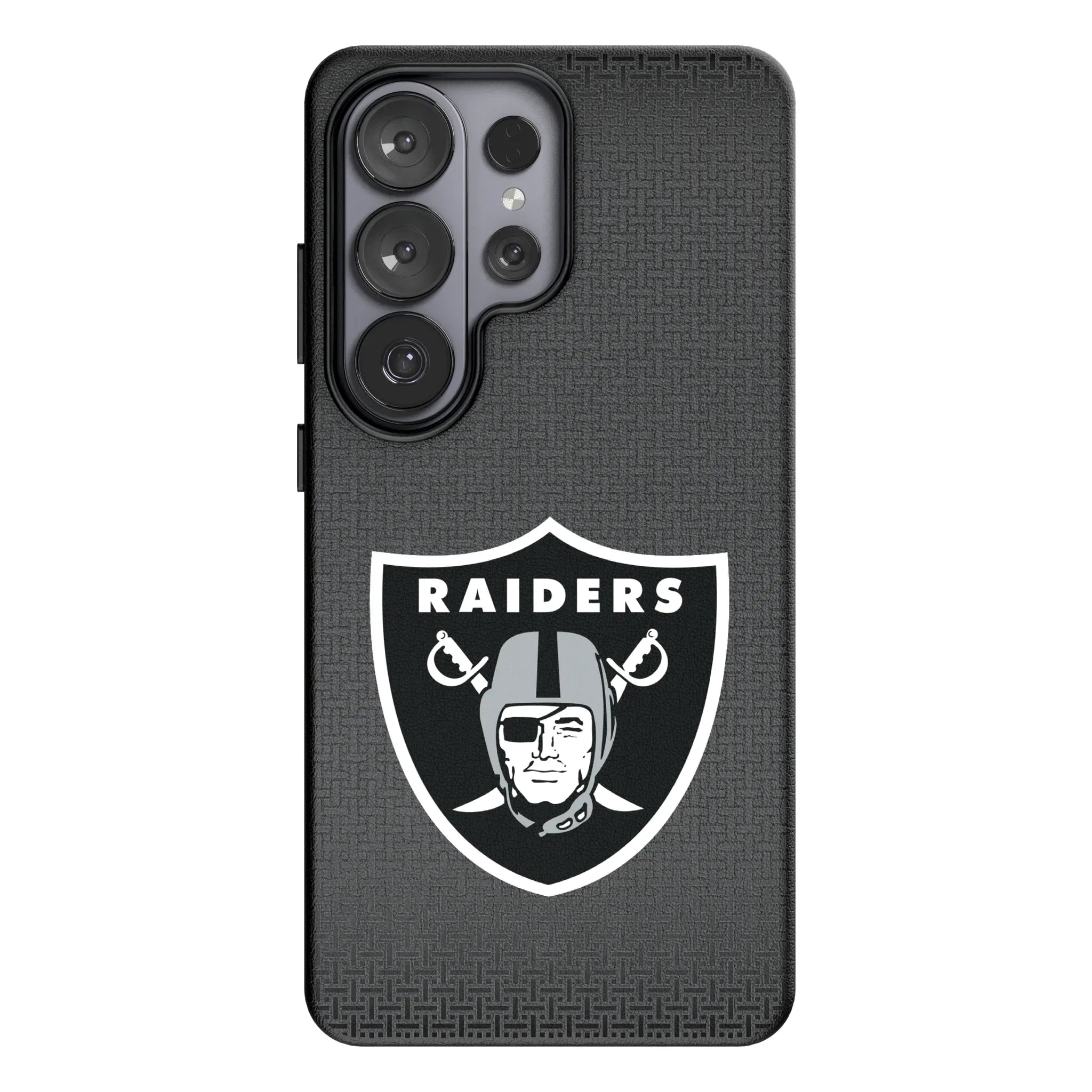 Las Vegas Raiders Linen MagSafe Compatible Phone Case for Samsung Galaxy