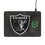 Las Vegas Raiders Monocolor Tilt 15-Watt Wireless Charger and Mouse Pad