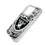 Las Vegas Raiders Paisley Clear Phone Case for Apple iPhone