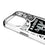 Las Vegas Raiders Paisley Clear Phone Case for Apple iPhone