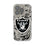 Las Vegas Raiders Paisley Clear Phone Case for Apple iPhone