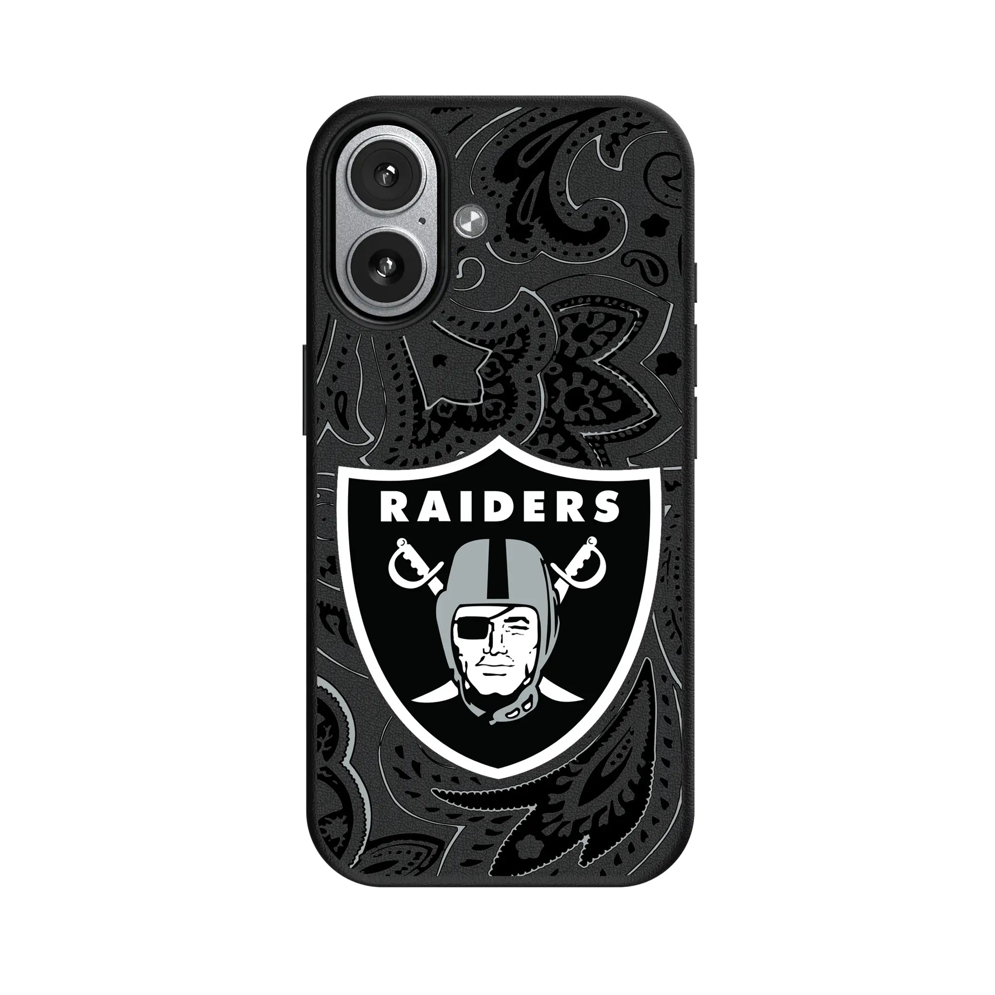 Las Vegas Raiders Paisley MagSafe Compatible Phone Case for Apple iPhone