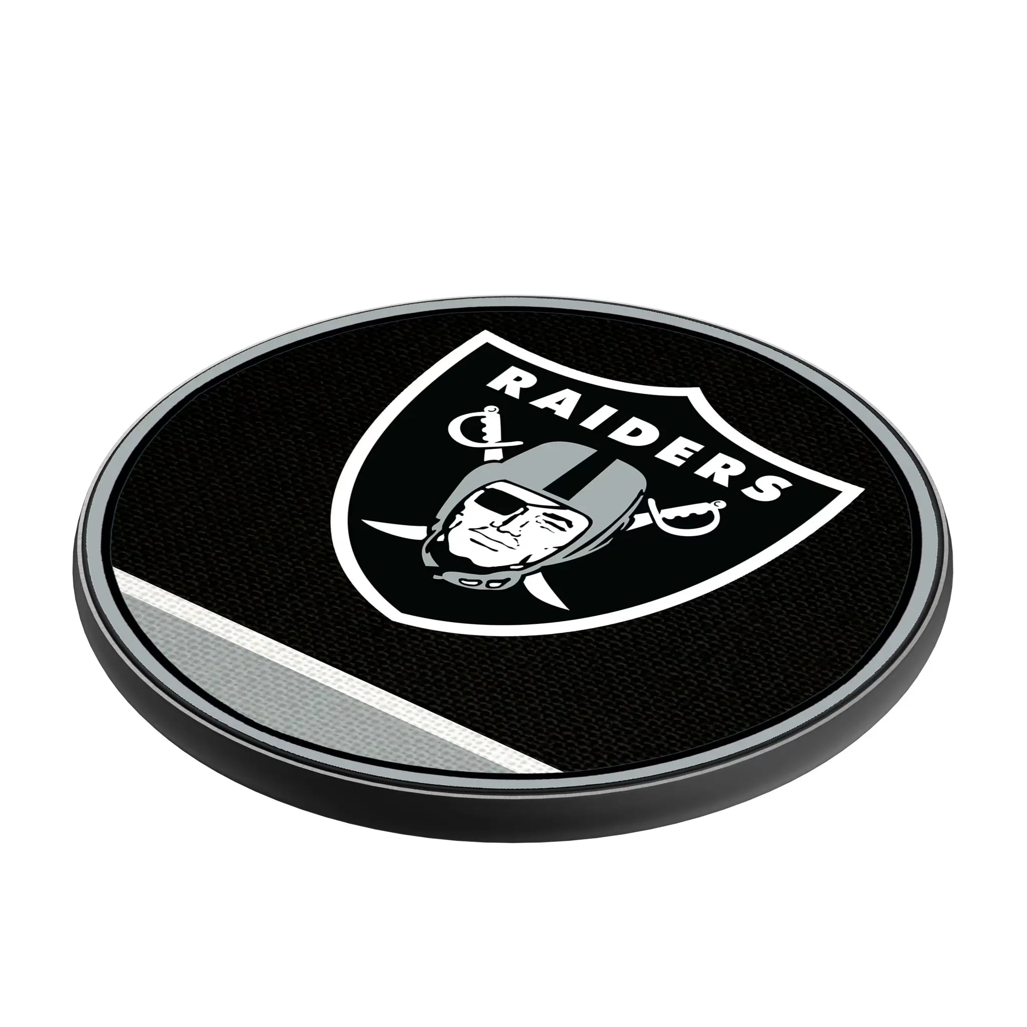 Las Vegas Raiders Stripe 15-Watt Wireless Charger
