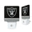 Las Vegas Raiders Stripe Night Light 2-Pack