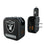 Las Vegas Raiders Text Backdrop 2 in 1 USB A/C Charger