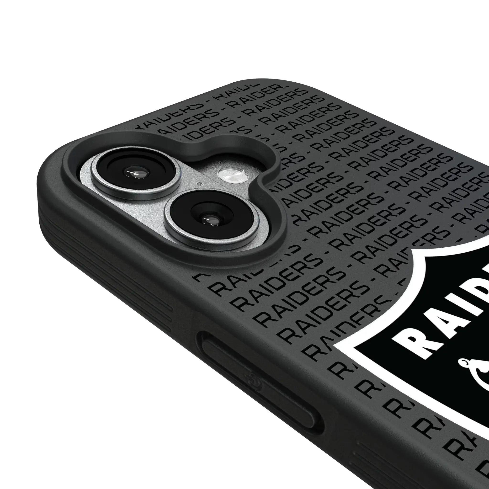 Las Vegas Raiders Text Backdrop Bump Phone Case