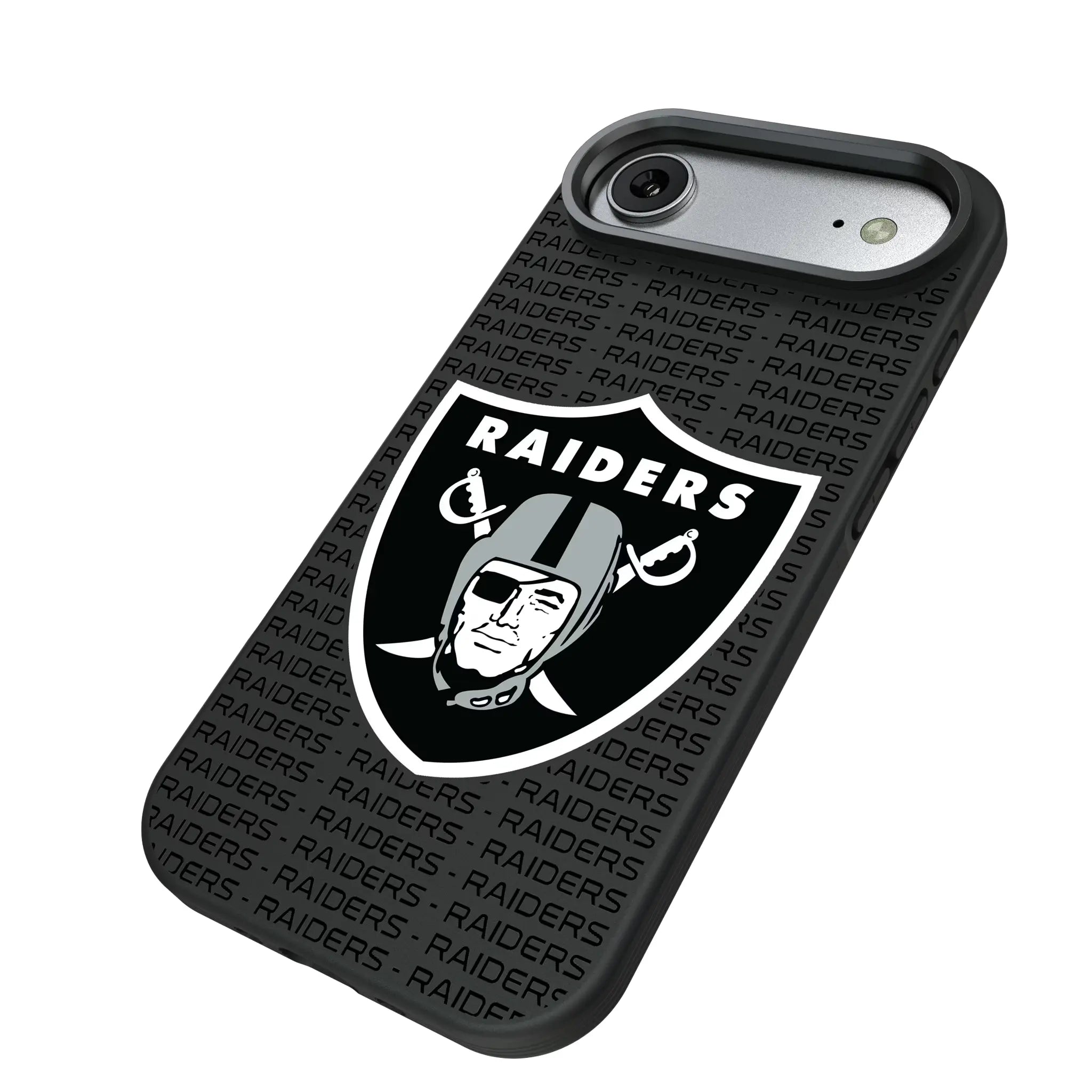 Las Vegas Raiders Text Backdrop Bump Phone Case