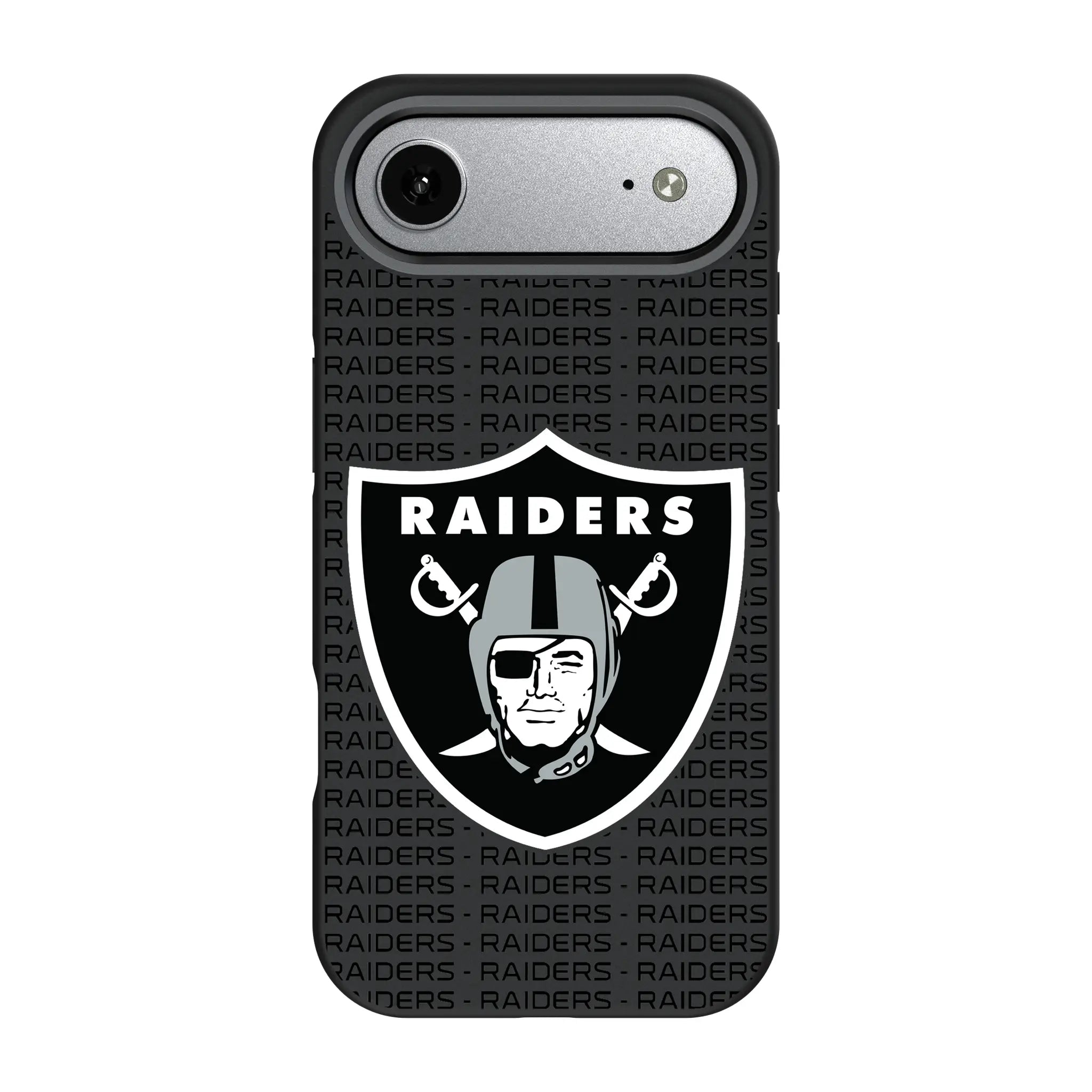 Las Vegas Raiders Text Backdrop Bump Phone Case