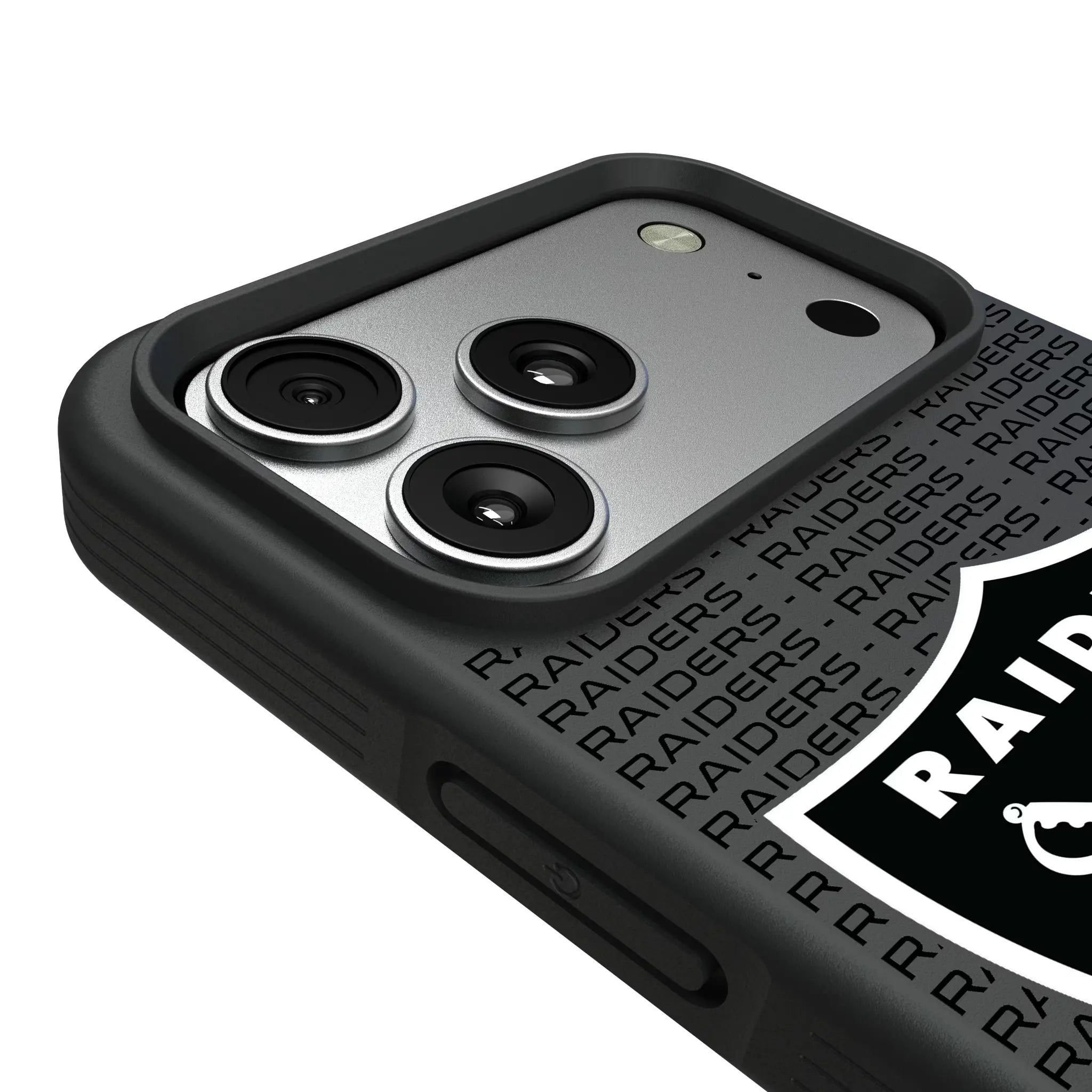 Las Vegas Raiders Text Backdrop Bump Phone Case