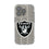 Las Vegas Raiders Text Backdrop Clear Phone Case for Apple iPhone