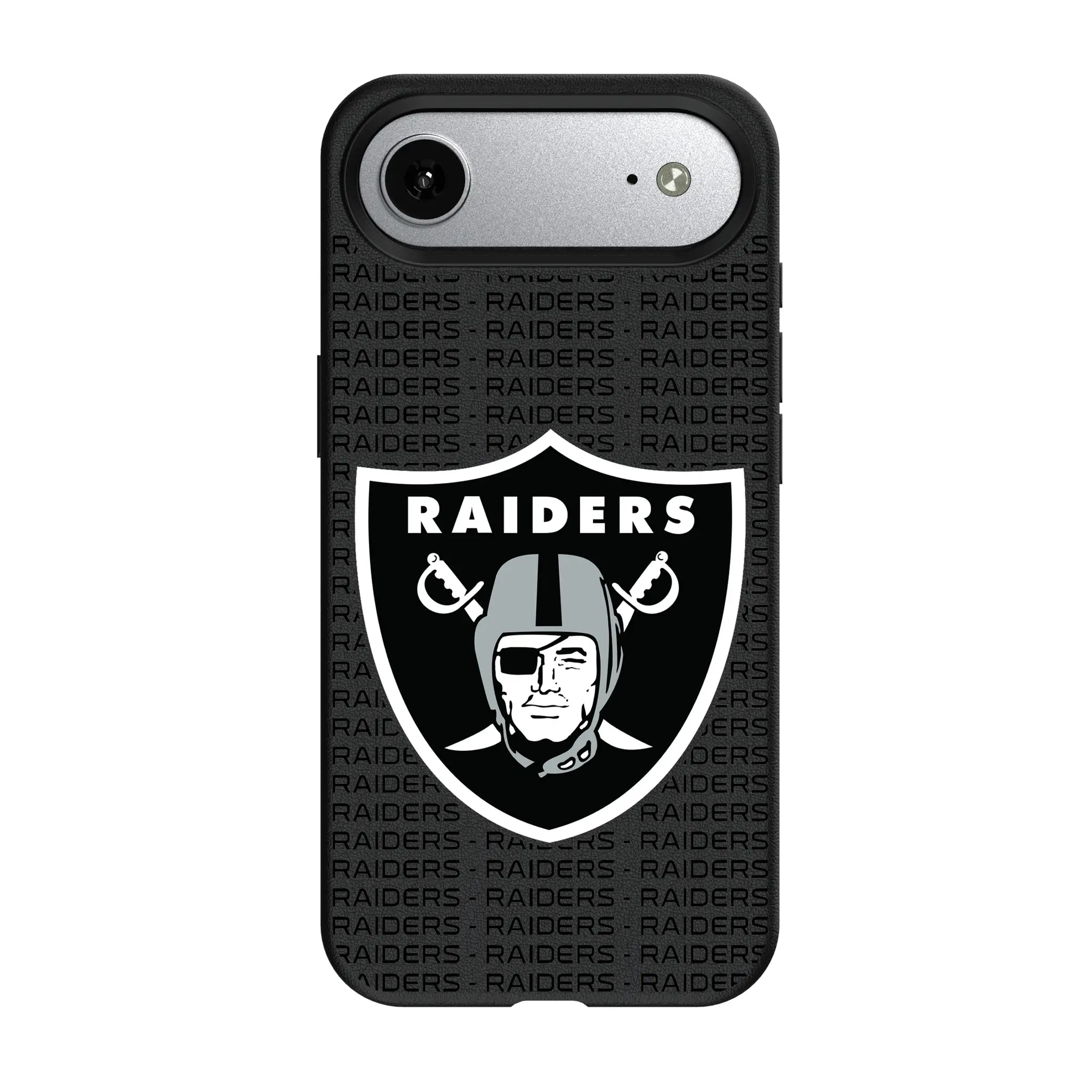 Las Vegas Raiders Text Backdrop MagSafe Compatible Phone Case for Apple iPhone