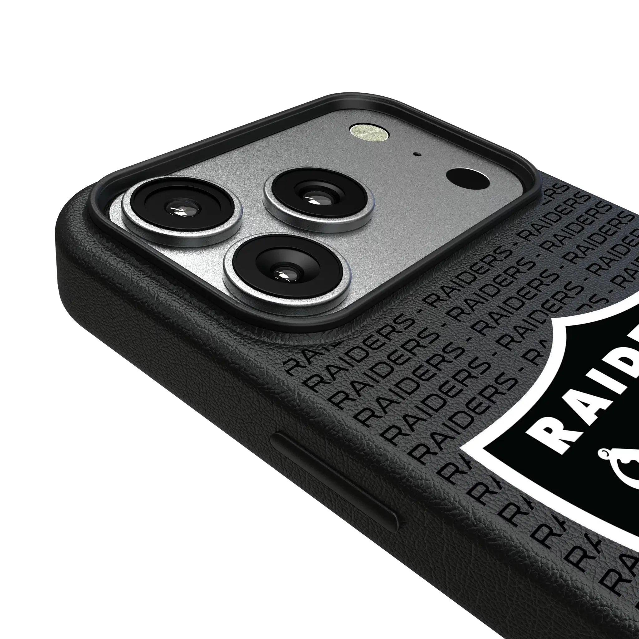 Las Vegas Raiders Text Backdrop MagSafe Compatible Phone Case for Apple iPhone