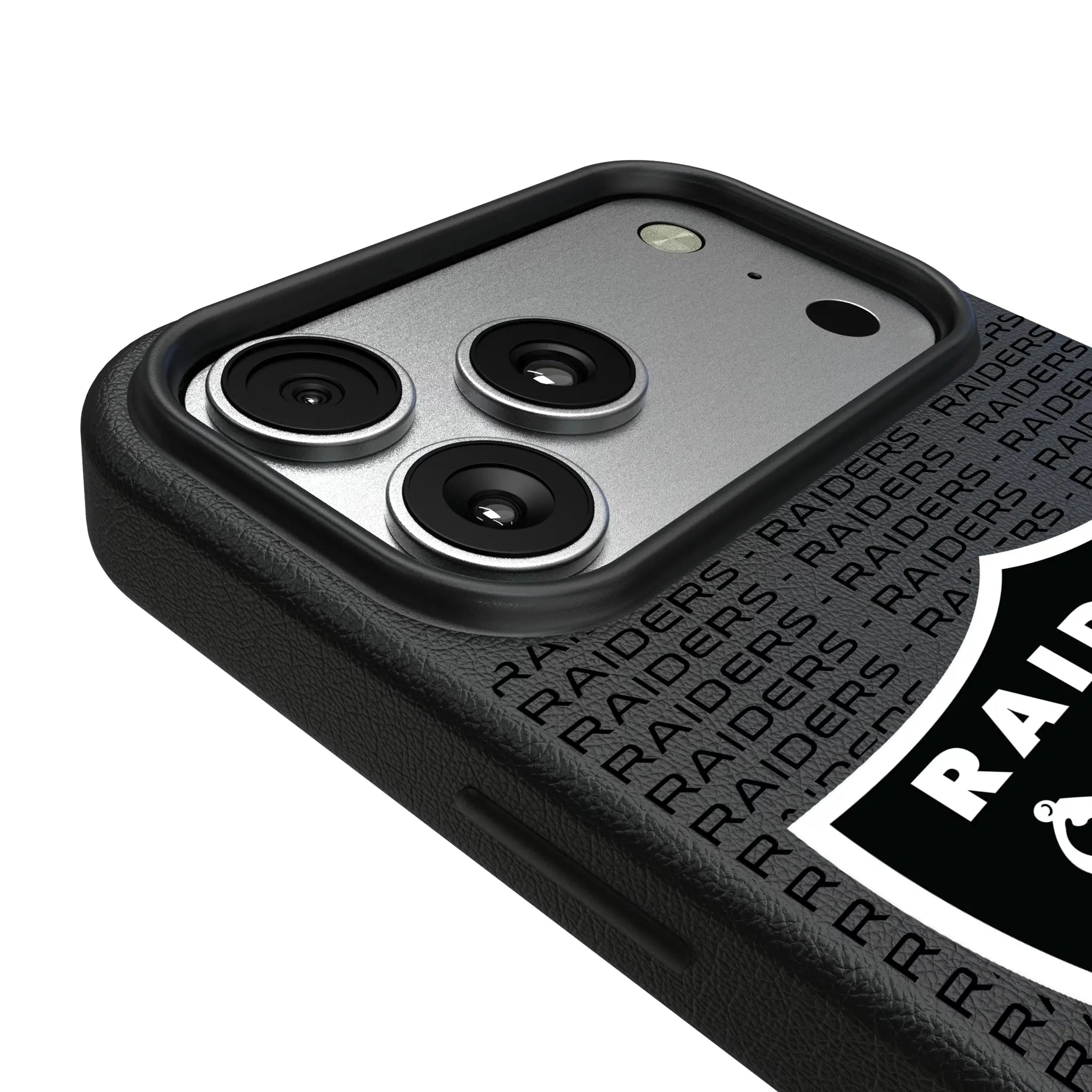 Las Vegas Raiders Text Backdrop MagSafe Compatible Phone Case for Apple iPhone