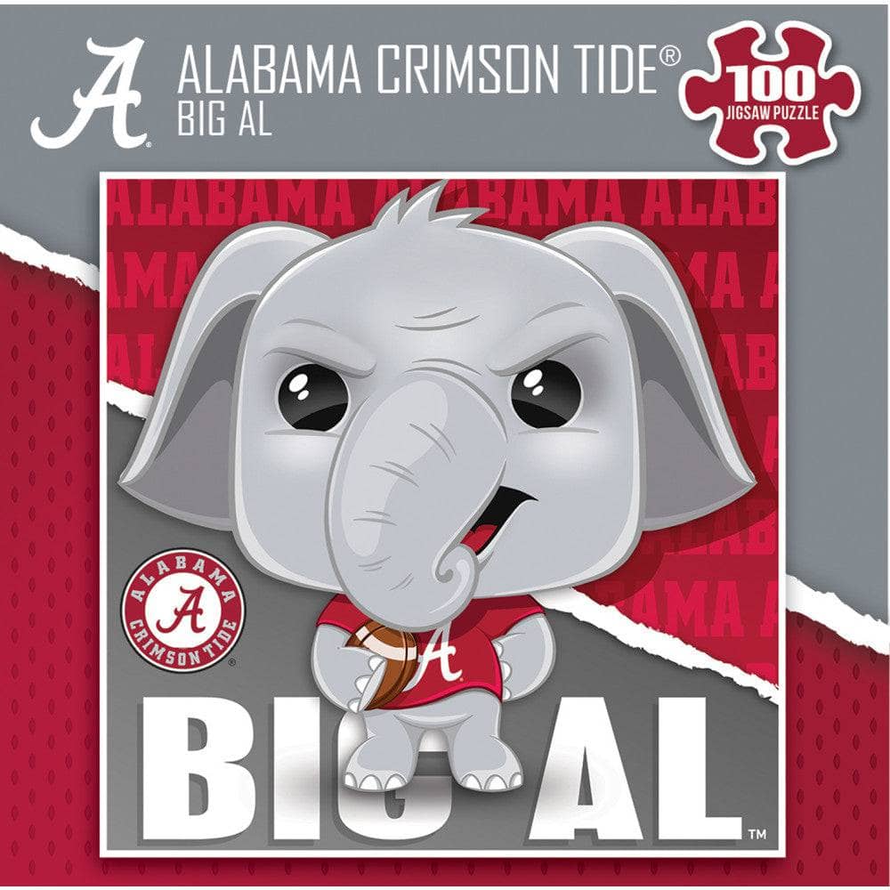 Big Al - Alabama Crimson Tide 100 Piece Jigsaw Puzzle - Sports Gifts, Sports Memorabilia, Sports Collectibles, Fan Shop