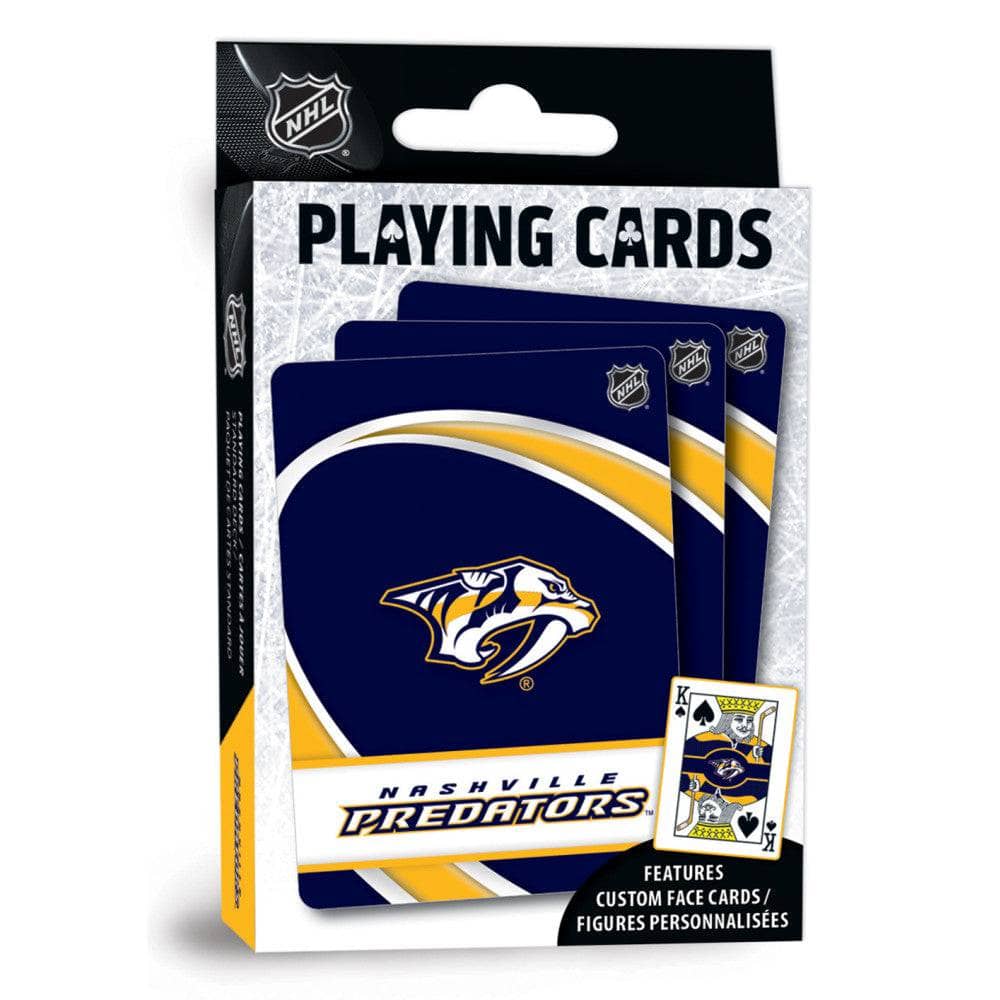 Nashville Predators 54-Card Deck - Official Playing Cards - Sports Gifts, Sports Memorabilia, Sports Collectibles, Fan Shop