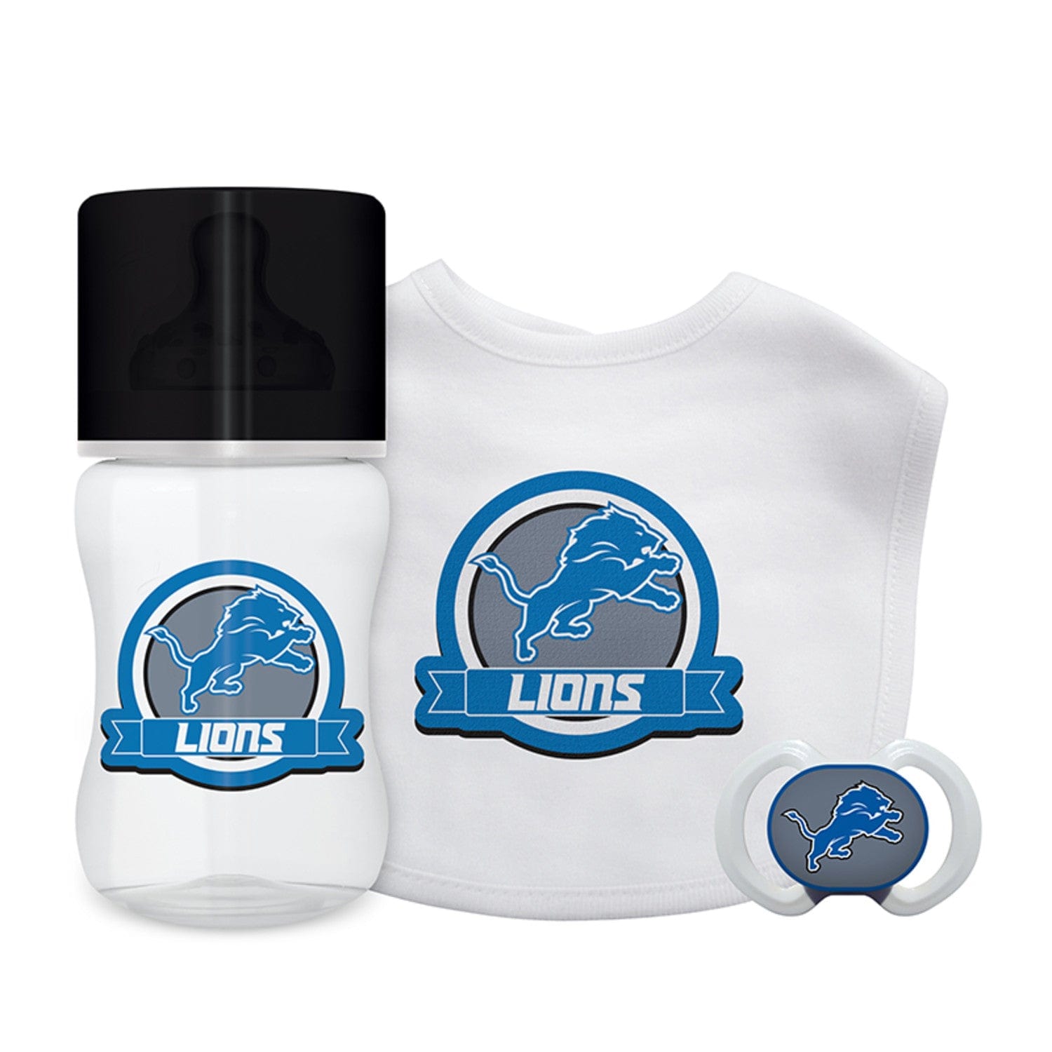 Detroit Lions 3-Piece Baby Gift Set - Sports Gifts, Sports Memorabilia, Sports Collectibles, Fan Shop