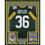 Framed Autographed/Signed Leroy Butler 35x39 Green Bay Green Football Jersey Beckett BAS COA