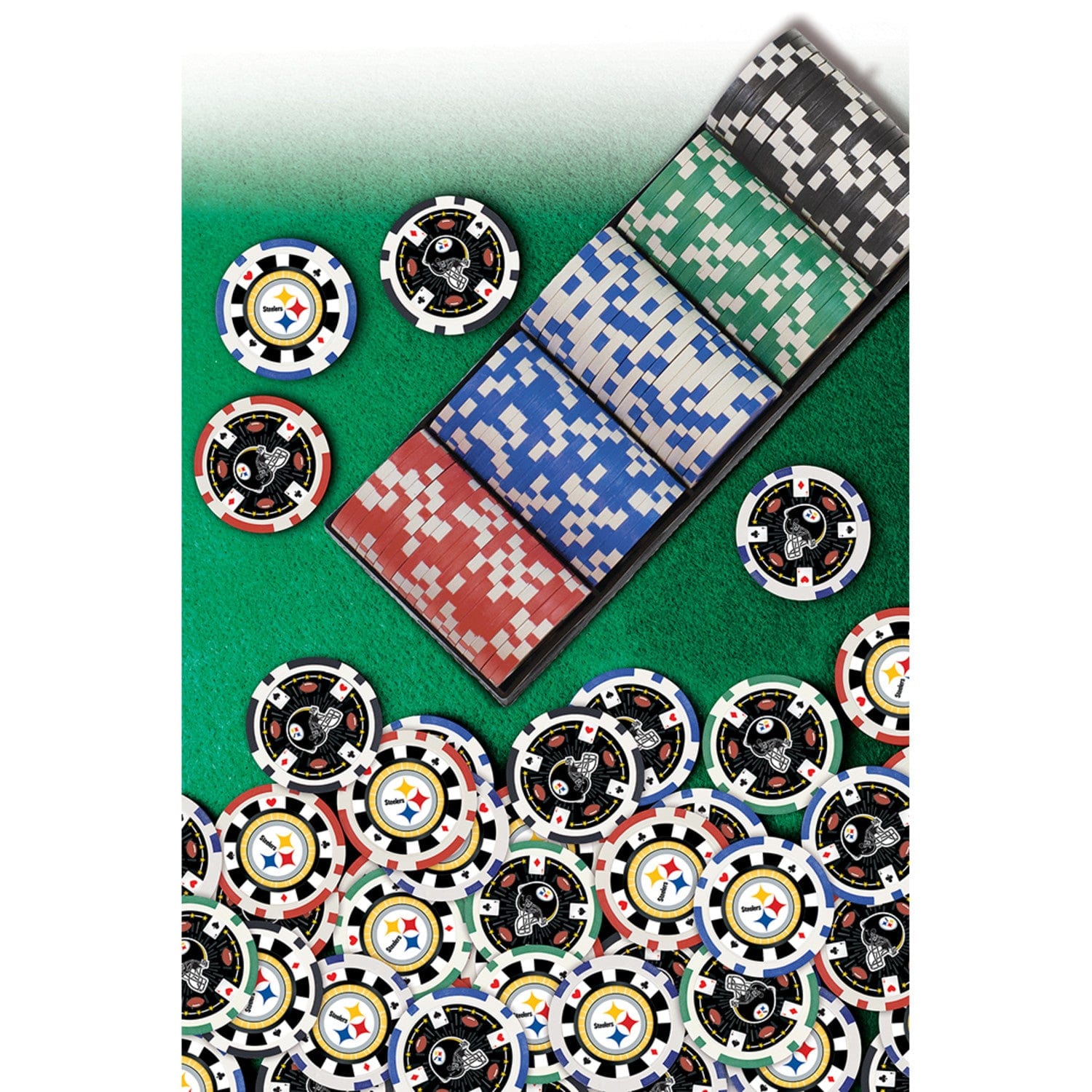 Pittsburgh Steelers 100-Piece Poker Chip Set