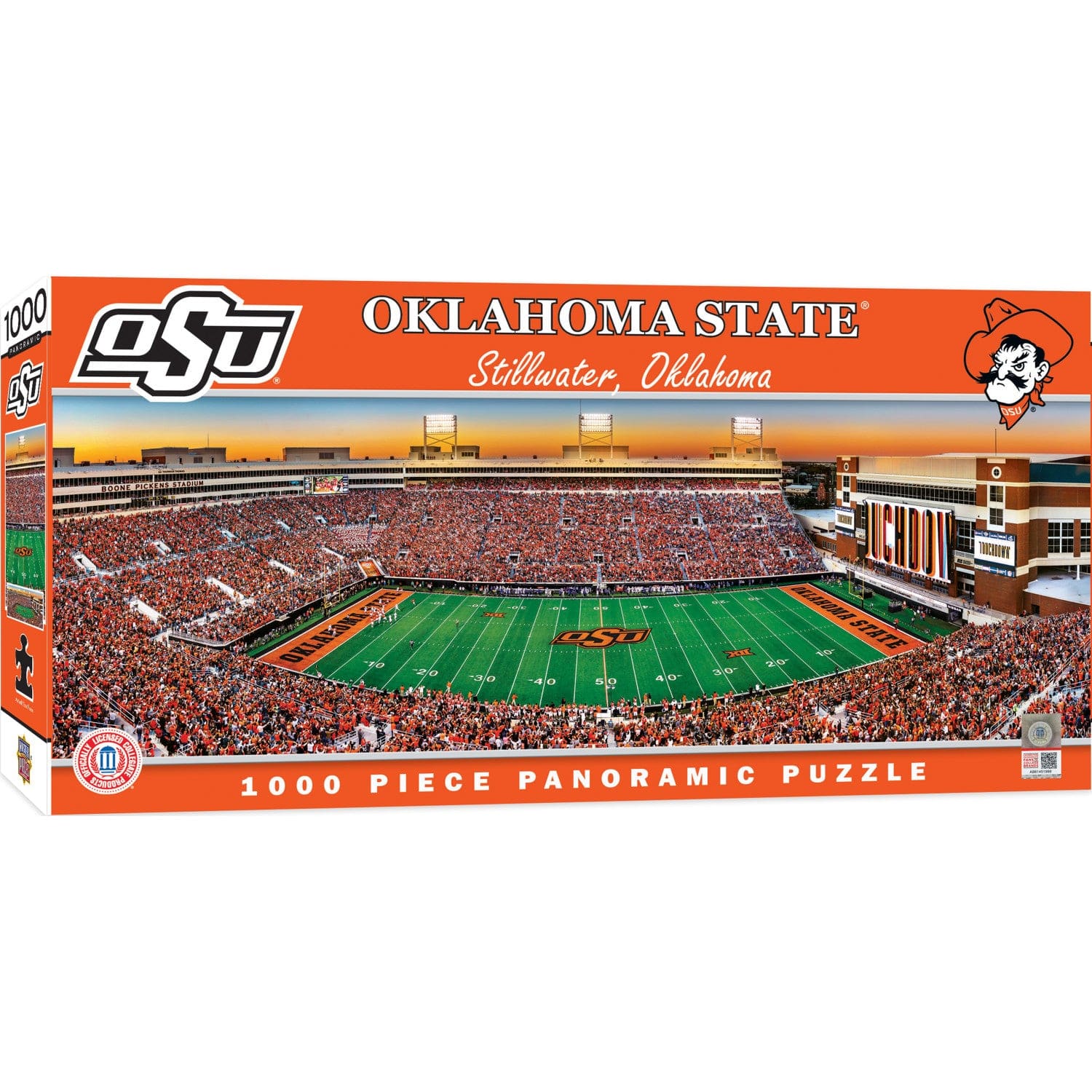 Oklahoma State Cowboys 1000-Piece Panoramic Jigsaw Puzzle - Sports Gifts, Sports Memorabilia, Sports Collectibles, Fan Shop