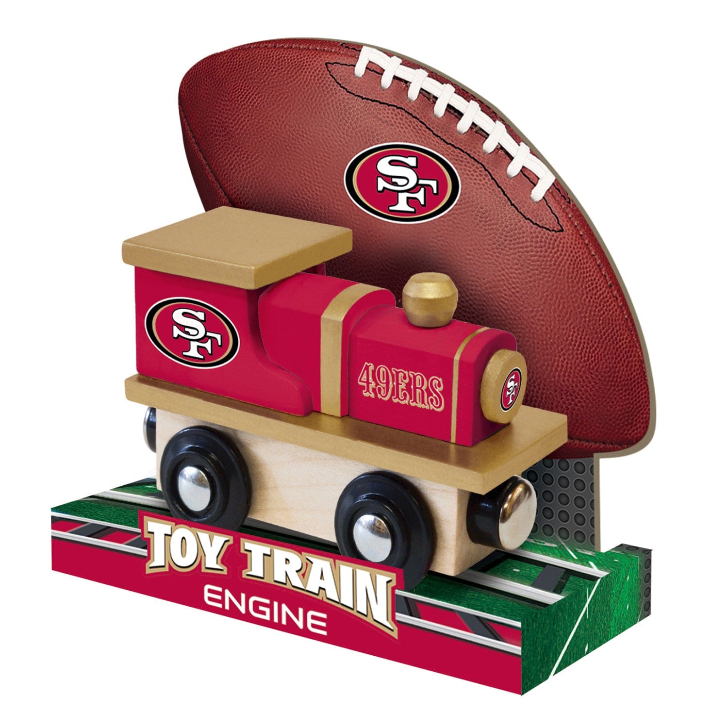 San Francisco 49ers Toy Train Engine - Sports Gifts, Sports Memorabilia, Sports Collectibles, Fan Shop