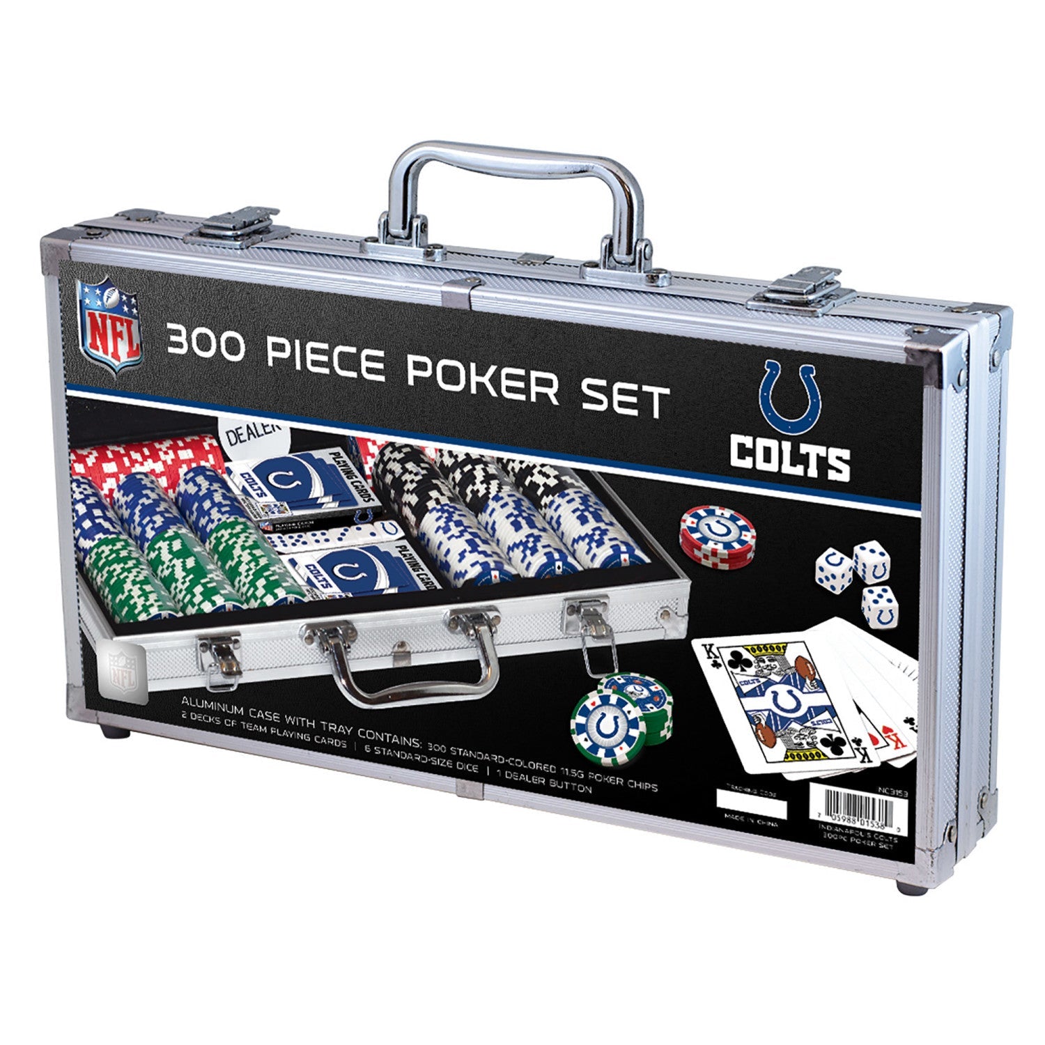 Indianapolis Colts 300 Piece Poker Set - 757 Sports Collectibles