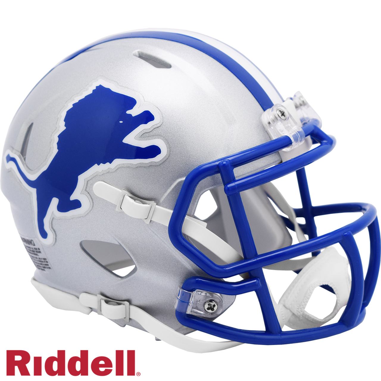 Detroit Lions Helmet Riddell Replica Mini Speed Style 1983-2002 T/B - Sports Collectibles, Sports Memorabilia, Sports Fan Shop, Sports Gifts