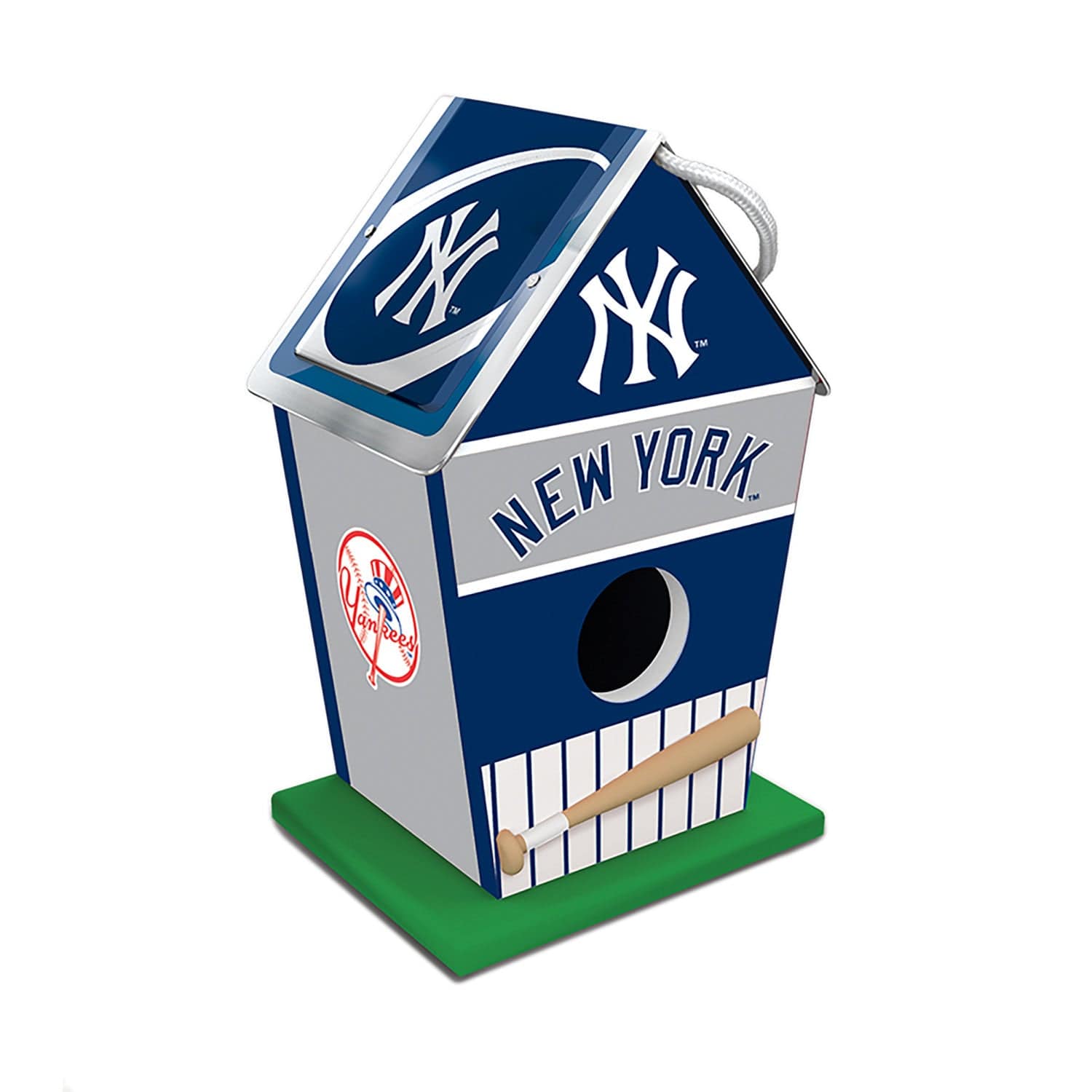 New York Yankees Themed Birdhouse - Sports Gifts, Sports Memorabilia, Sports Collectibles, Fan Shop